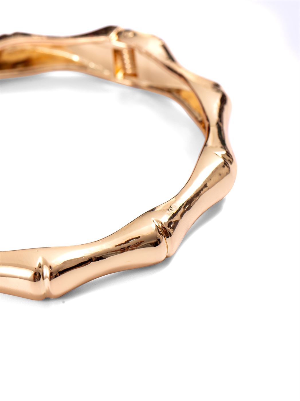 Gold bambo design Bangle