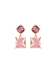 Crystal Cube Earrings