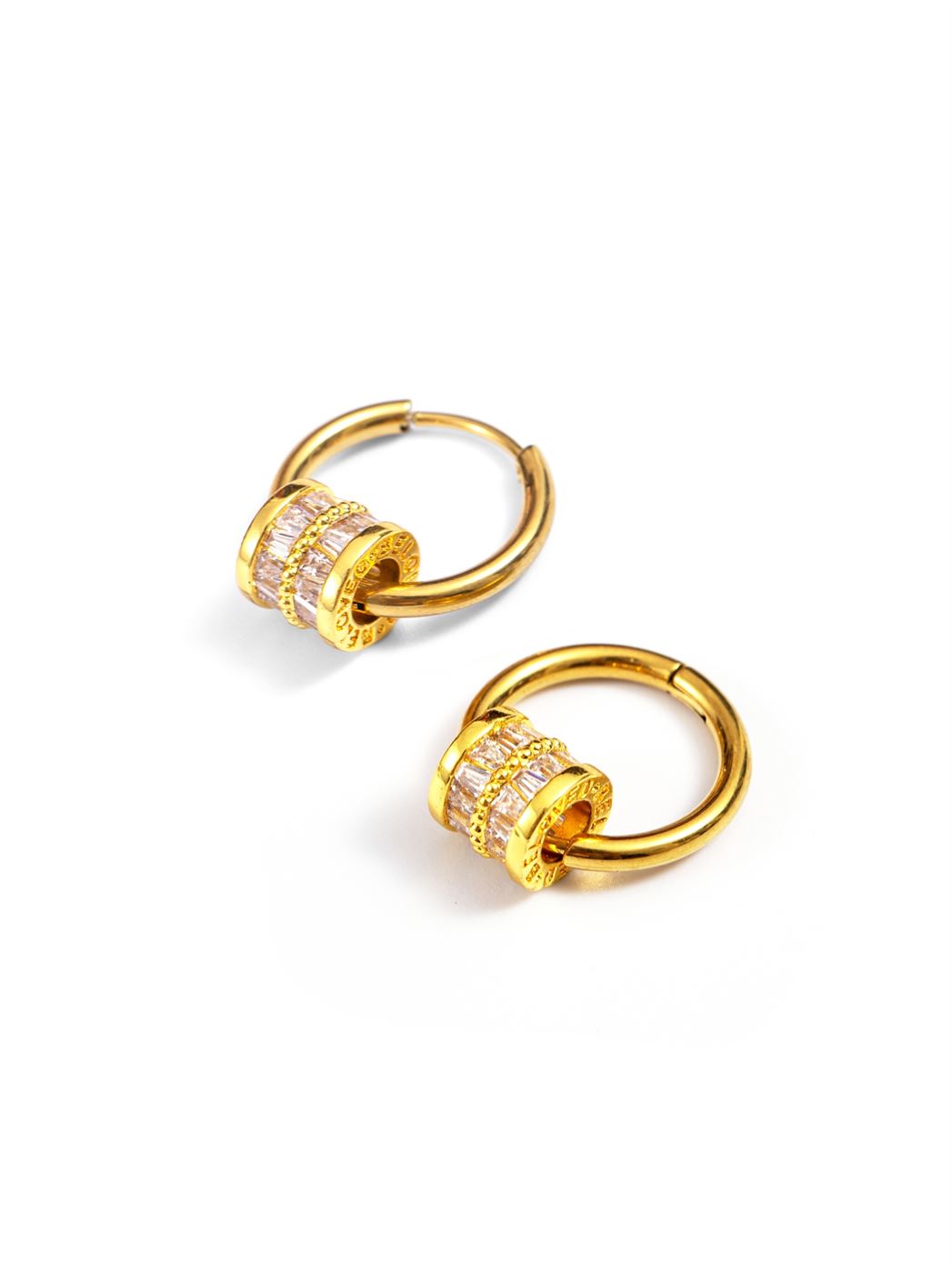 Crystal Hoop Earrings