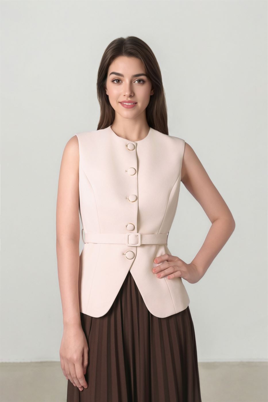 Tailored Jersey Vest - Femi9 EG