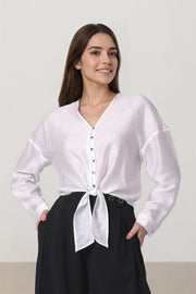 Shirt with knot details - Femi9 EG