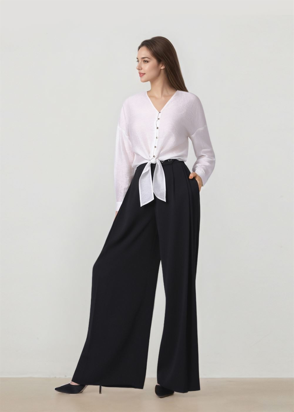 Shirt with knot details - Femi9 EG