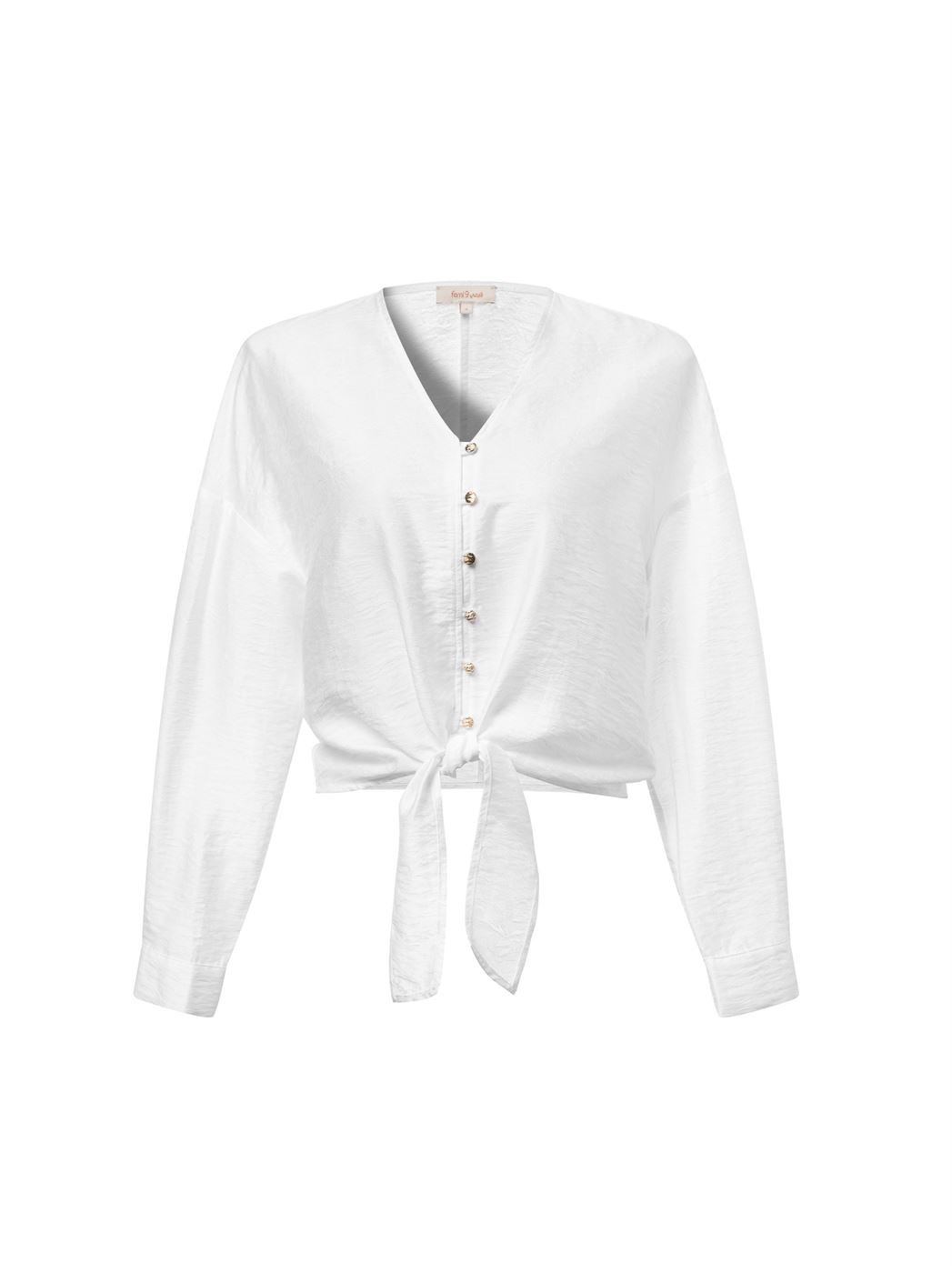 Shirt with knot details