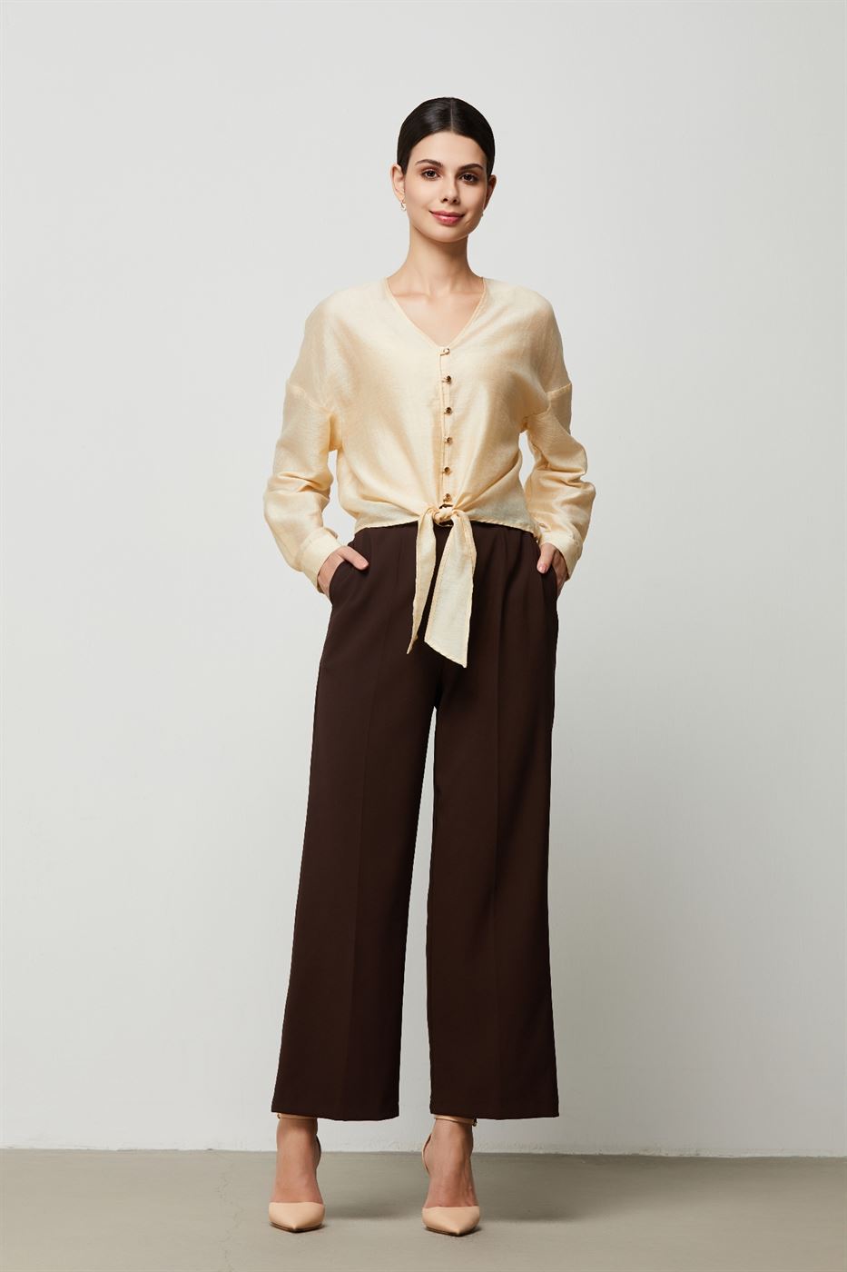 Shirt with knot details - Femi9 EG