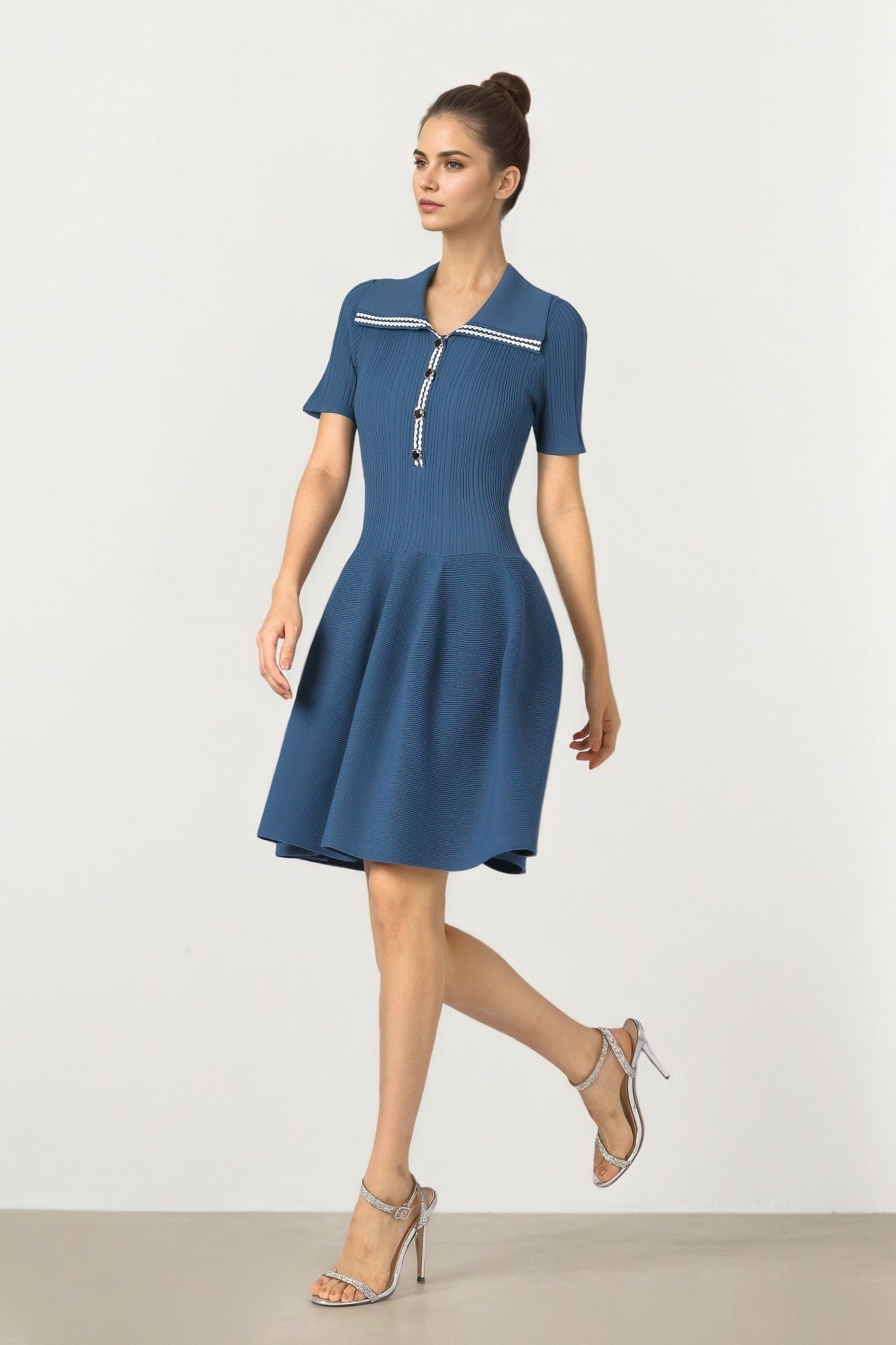 PEPLUM SHORT DRESS