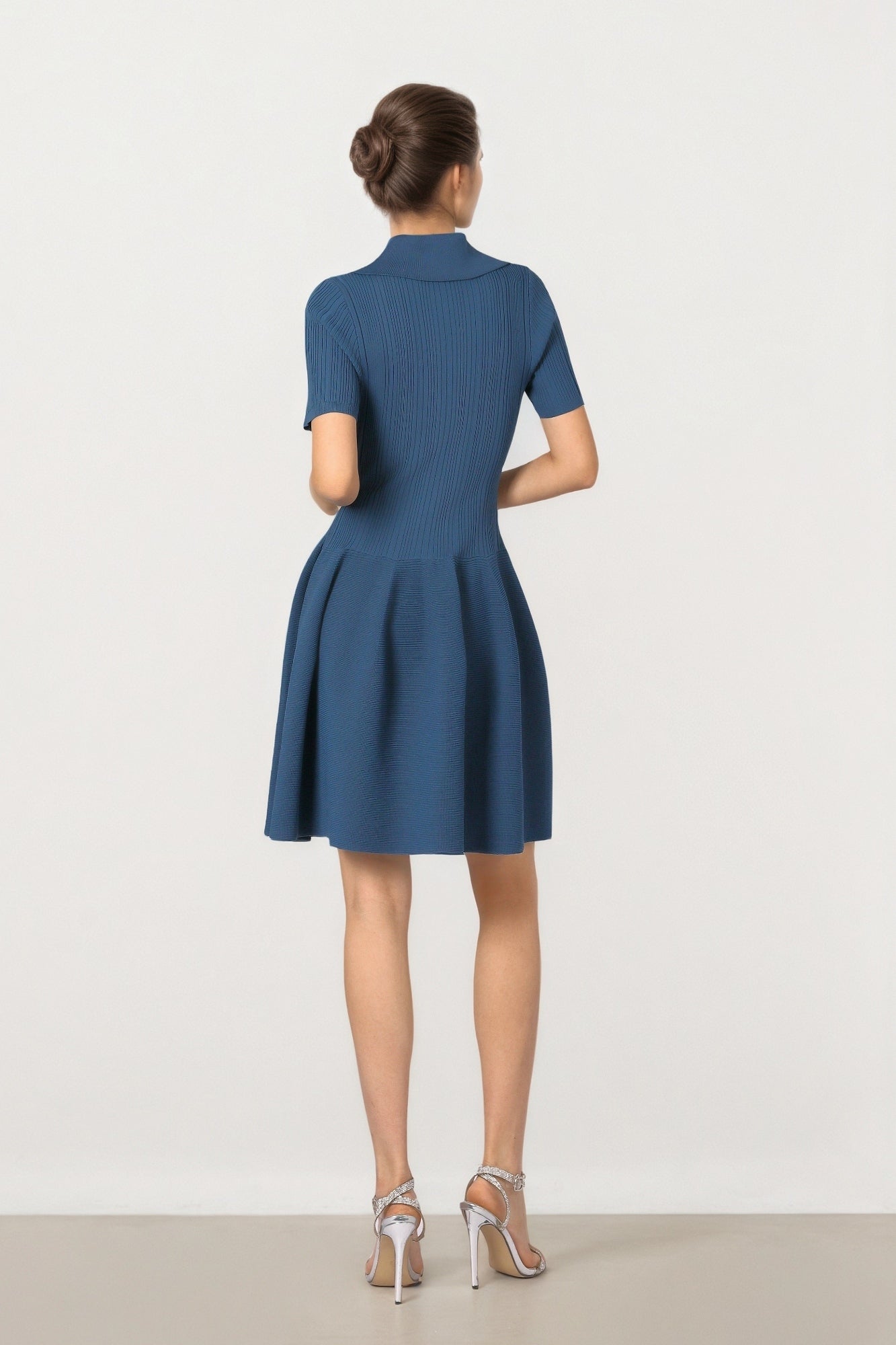 PEPLUM SHORT DRESS