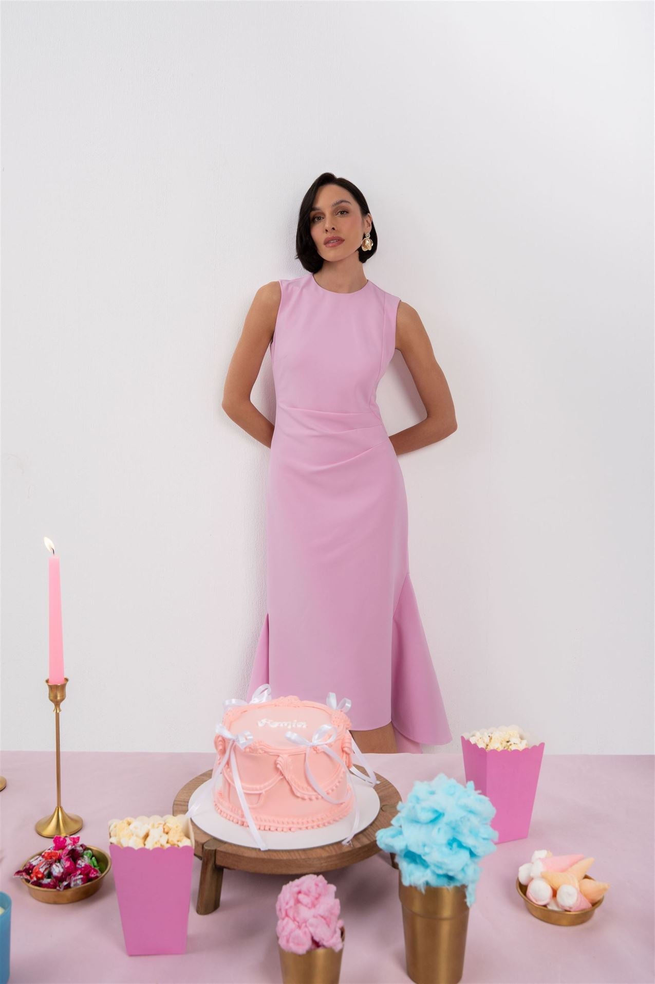 Flared Hem Dress