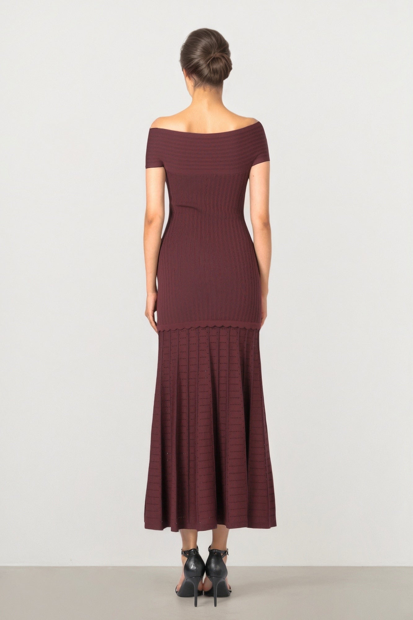Off-Shoulder Knit Dress