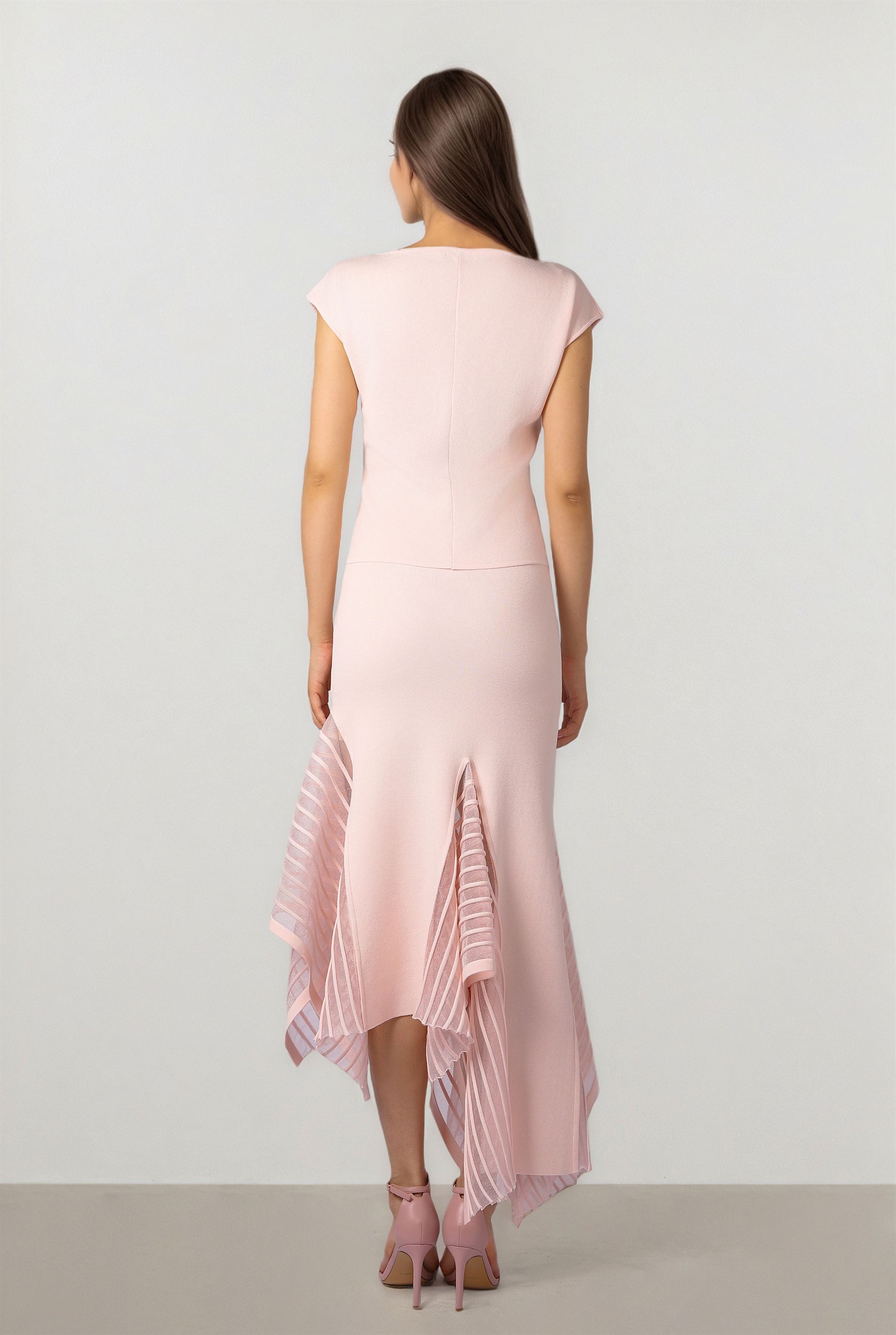 Light Pink Knit Skirt