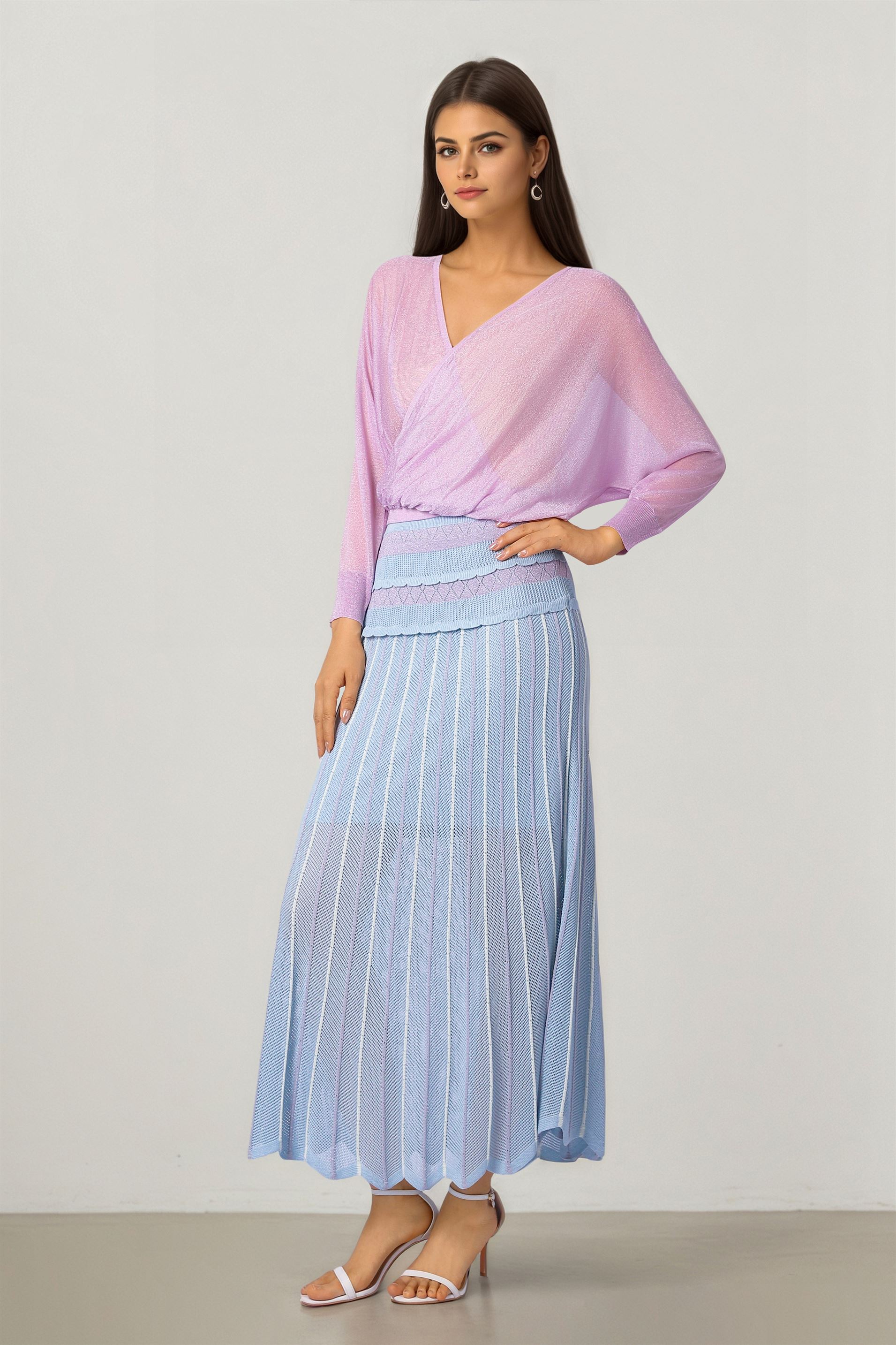 Lilac Knit Top