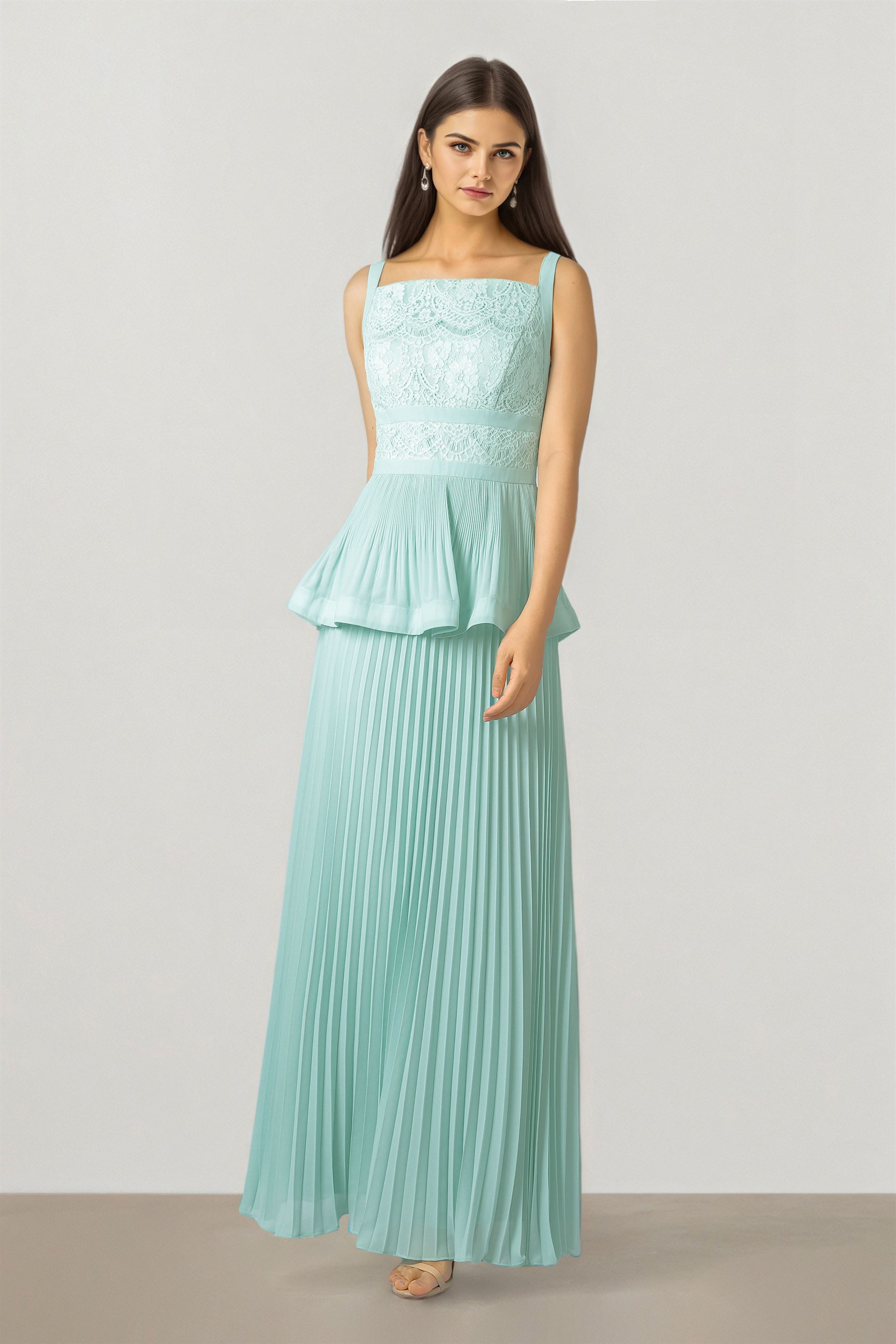 Ice Blue Maxi Dress