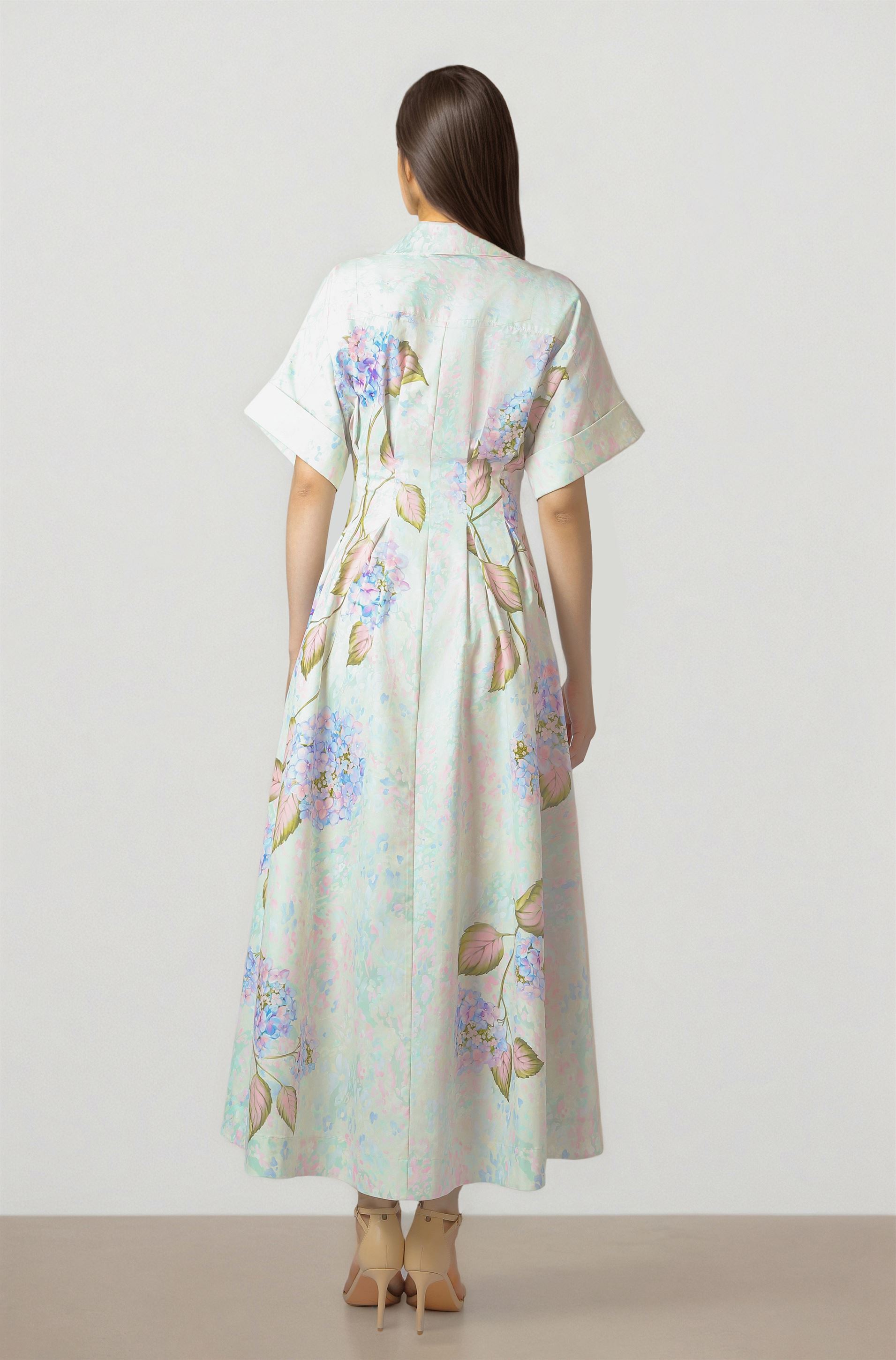 SHIRT COLLAR DRESS