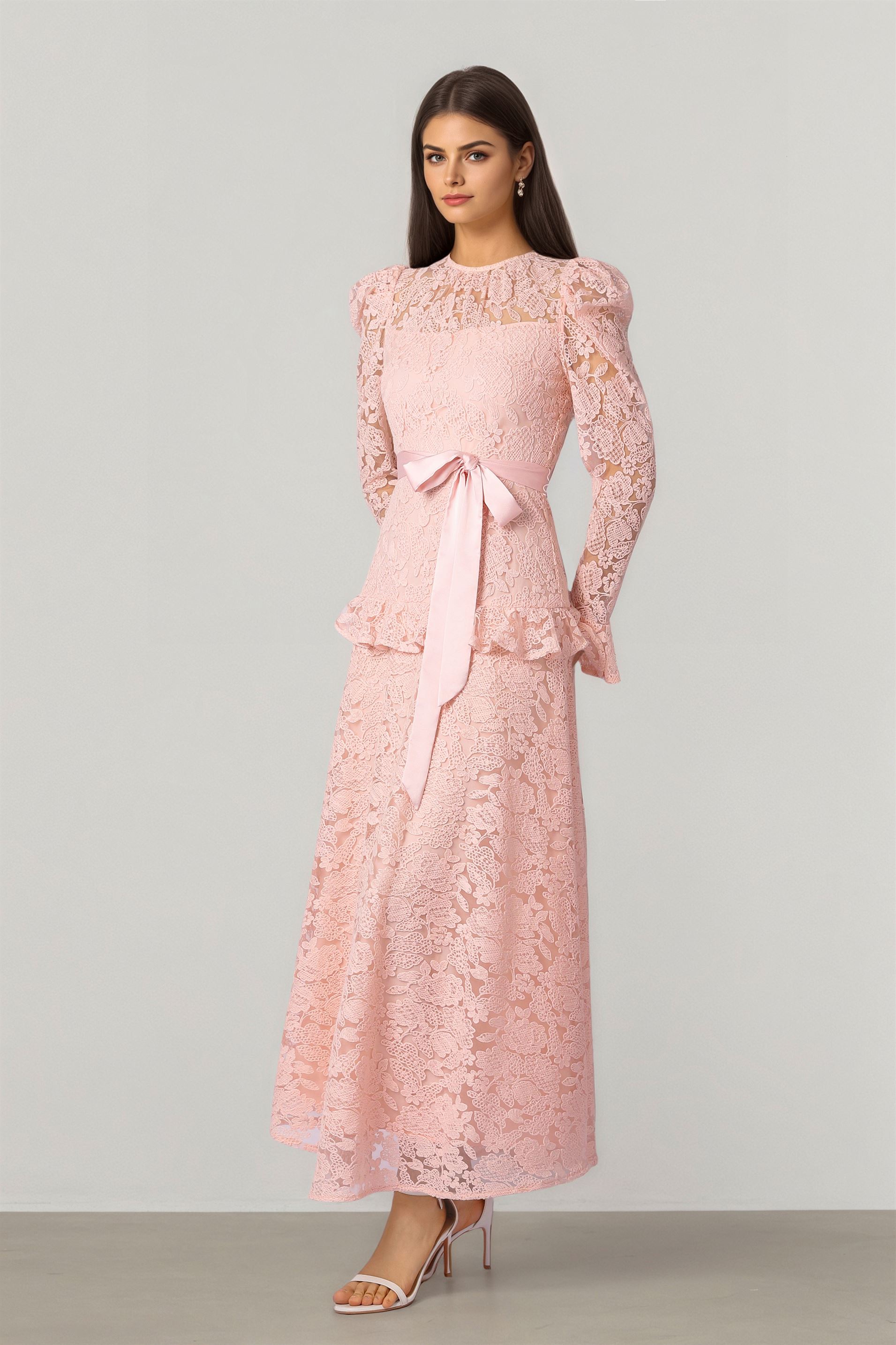 Pink Lace Dress
