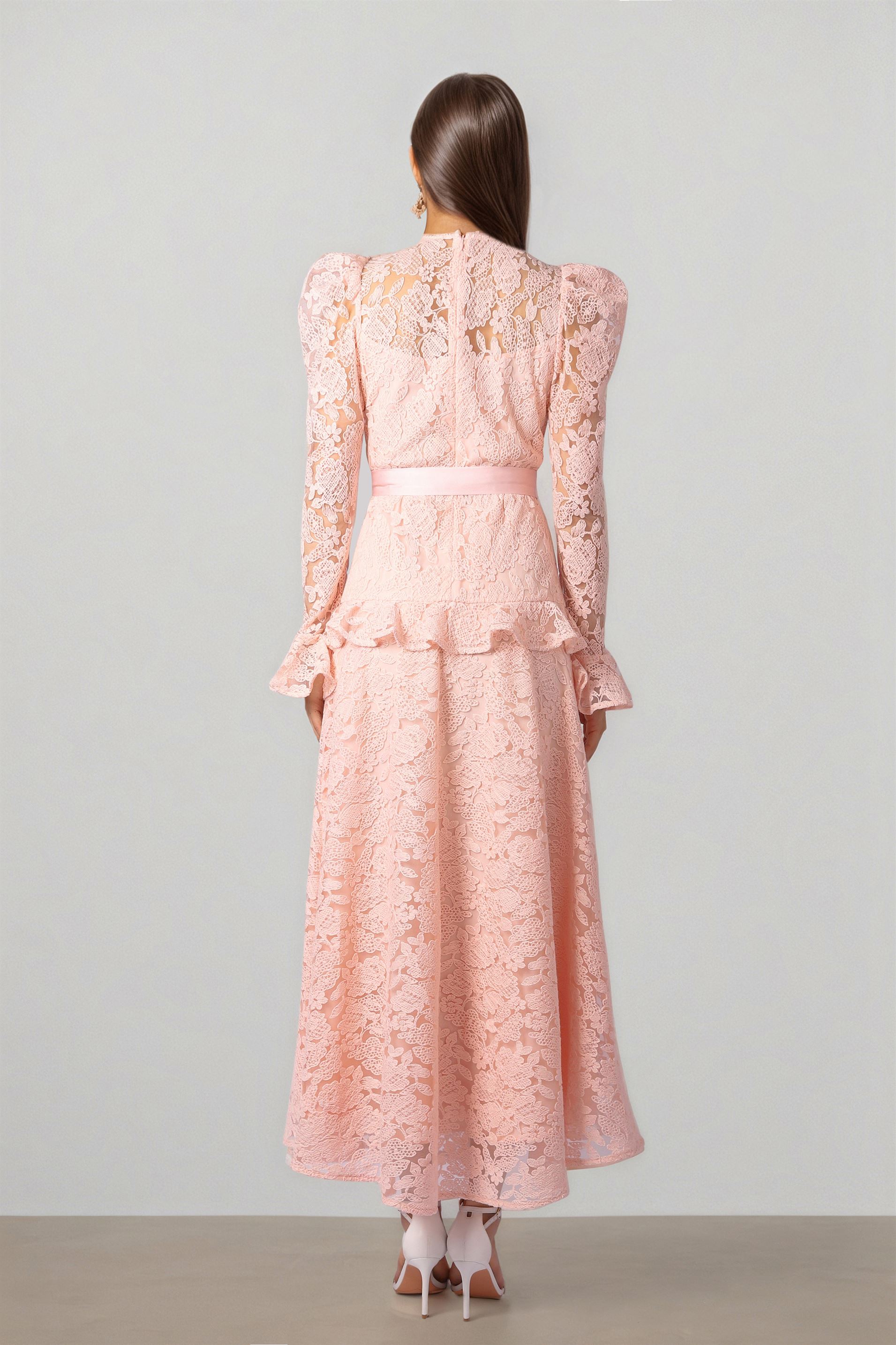 Pink Lace Dress