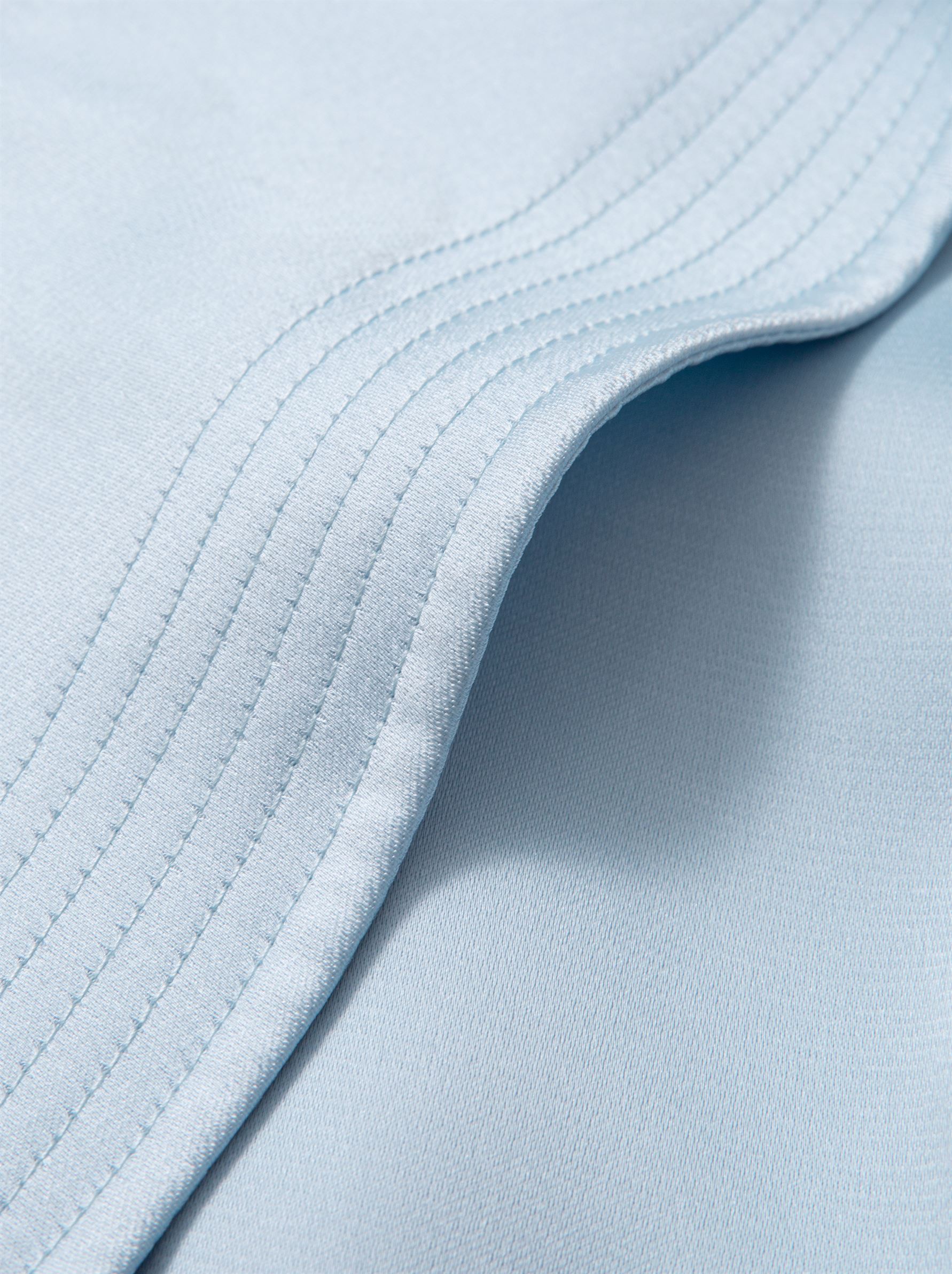 Sky Blue Satin Dress