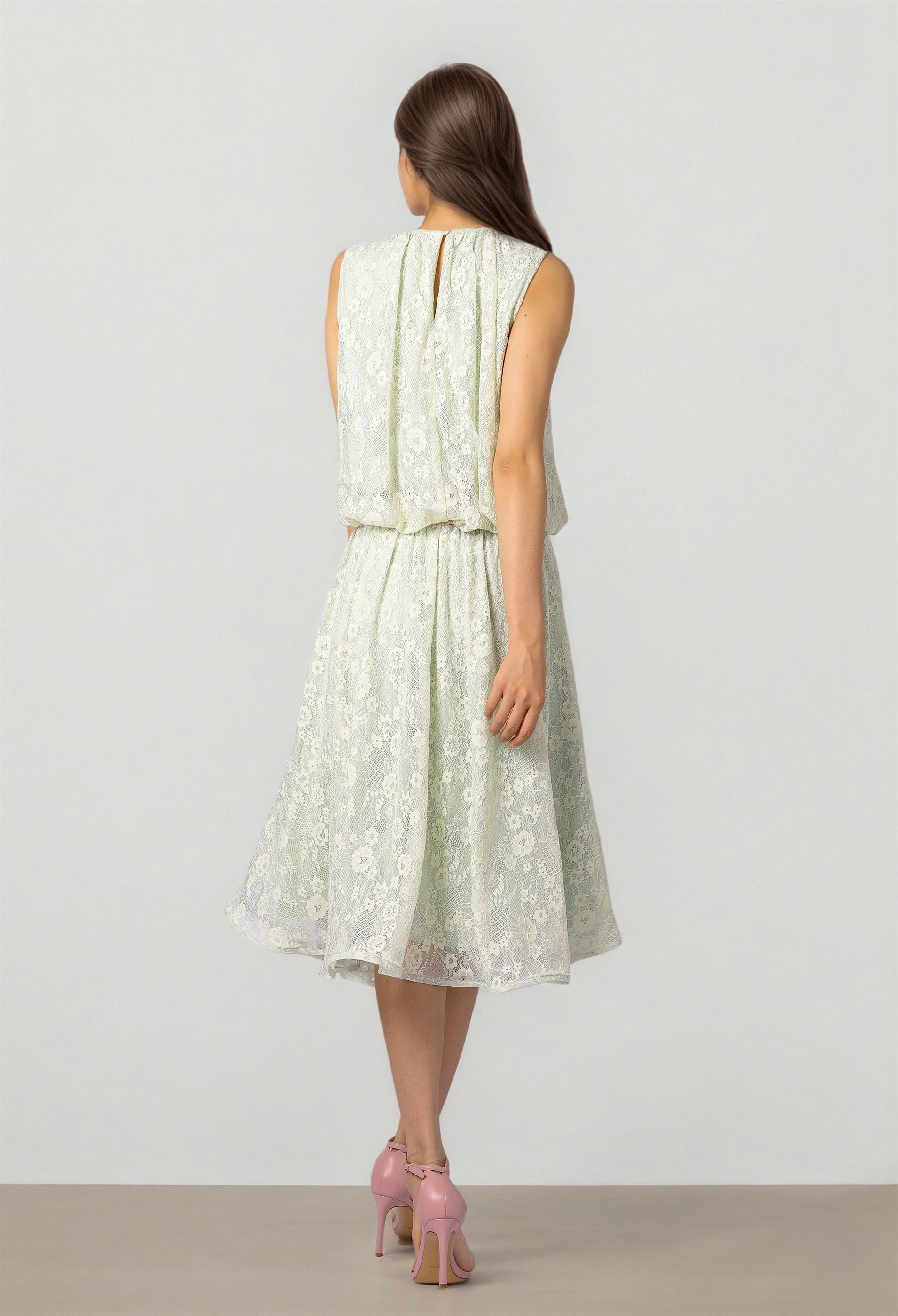Light Green Lace Dress