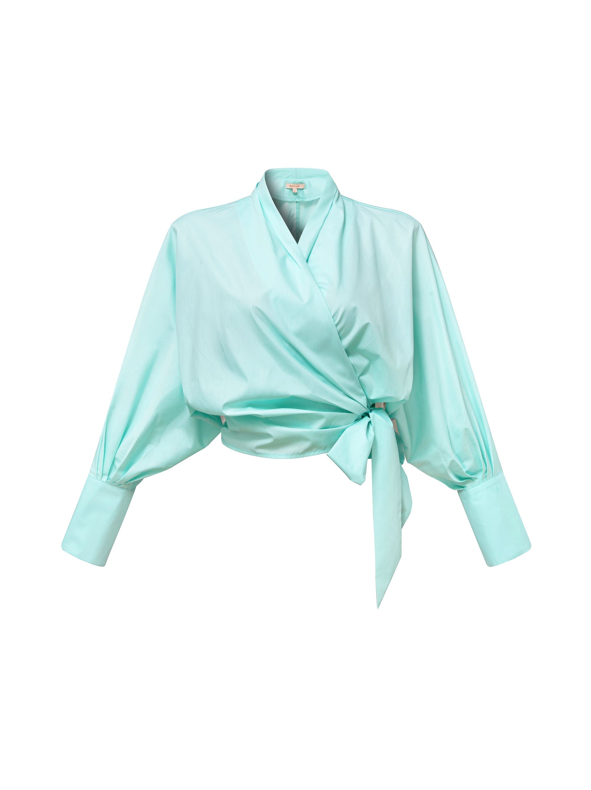 Long Sleeved Wrap Top