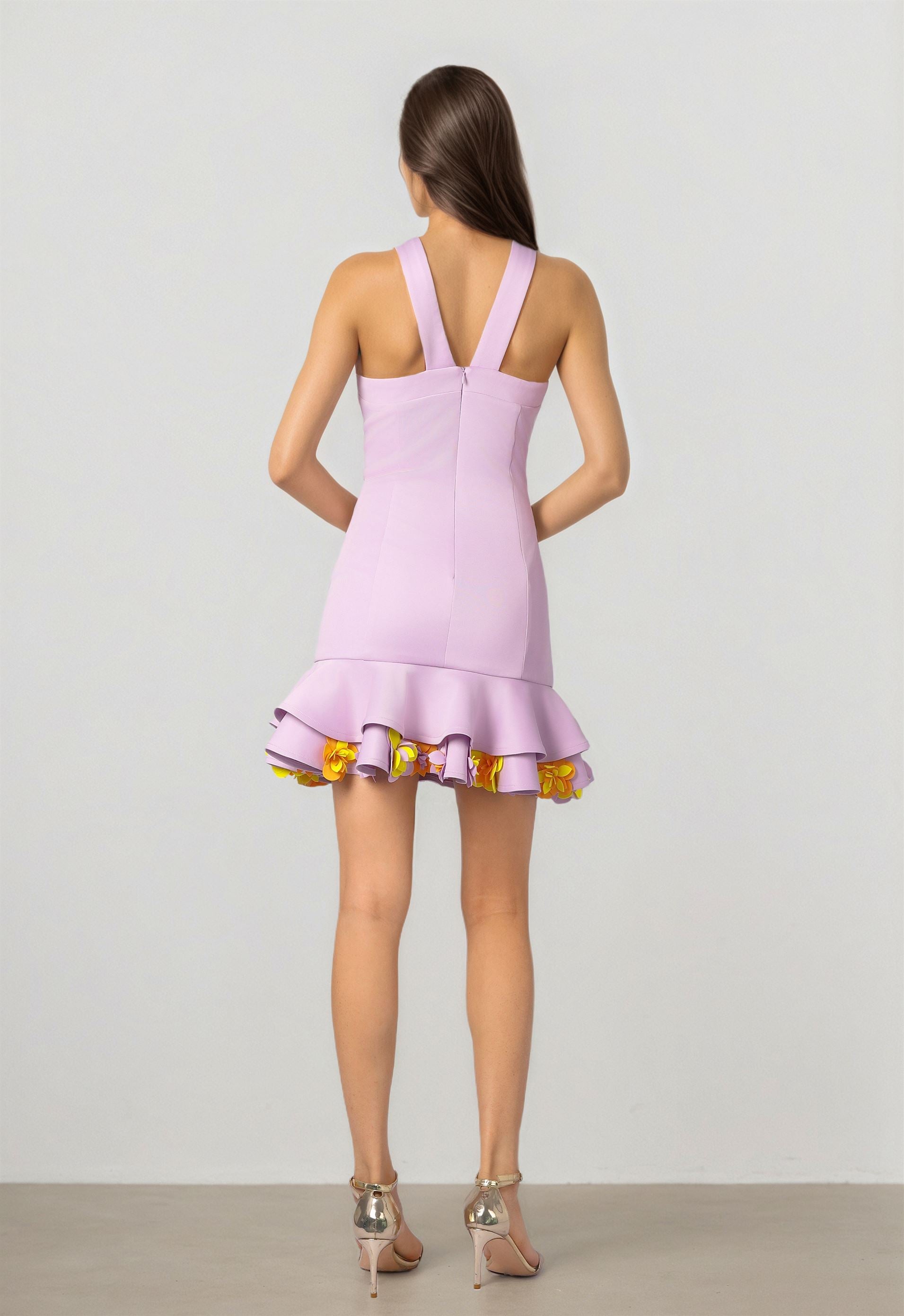 Lilac Neoprene Dress
