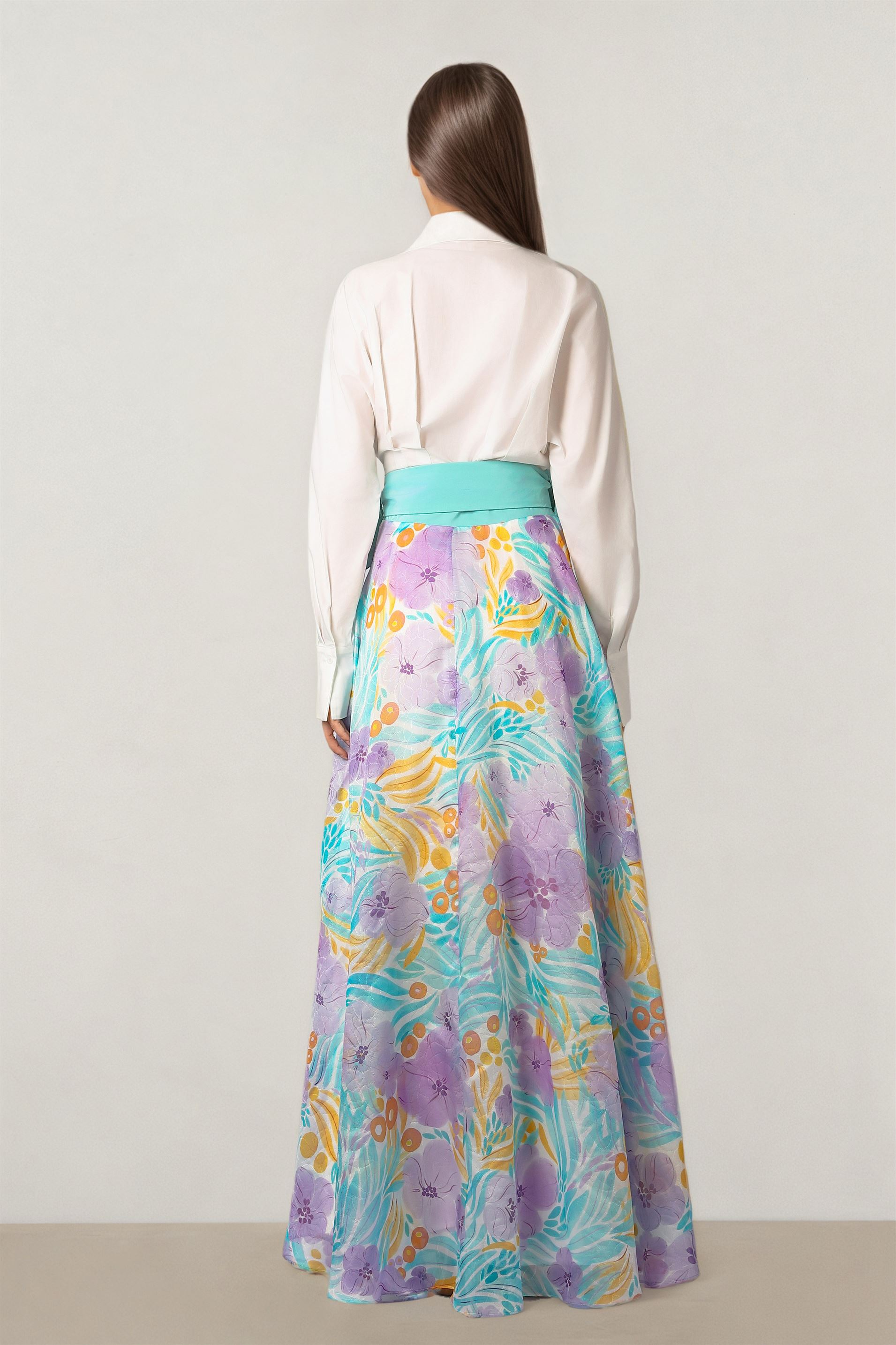 Floral Jacquard Dress
