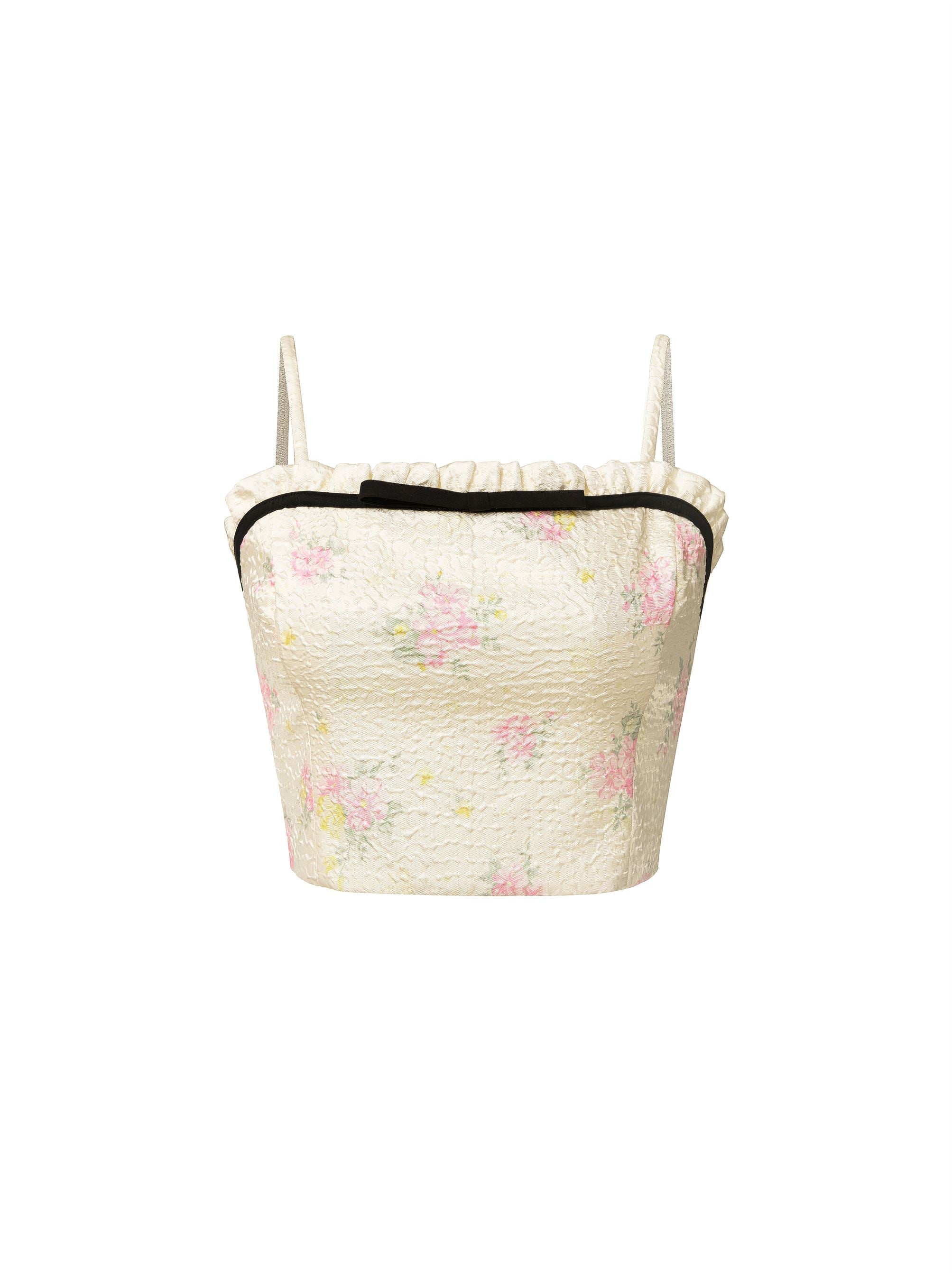 Printed Jacquard Top