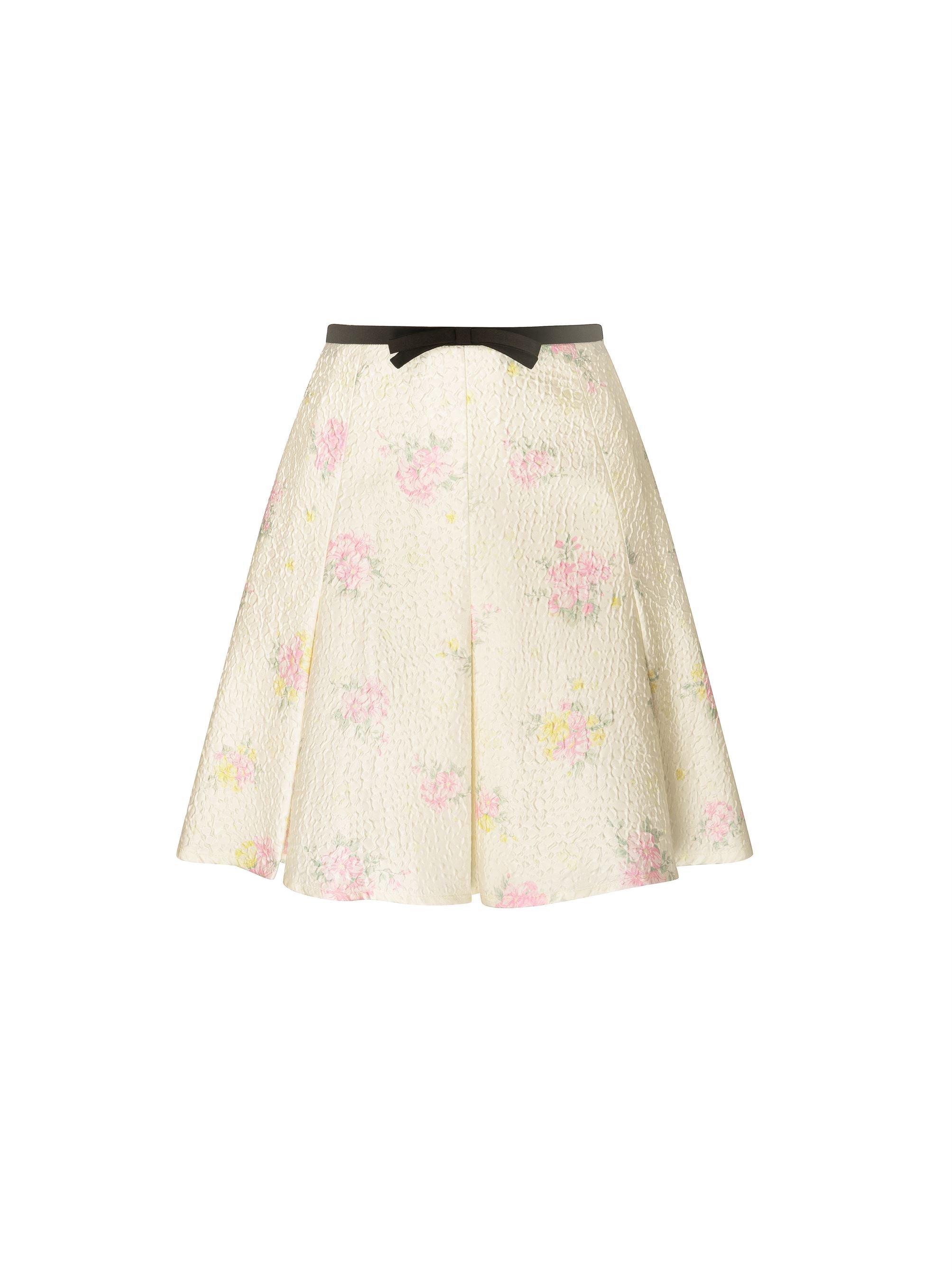 Printed Jacquard Skirt