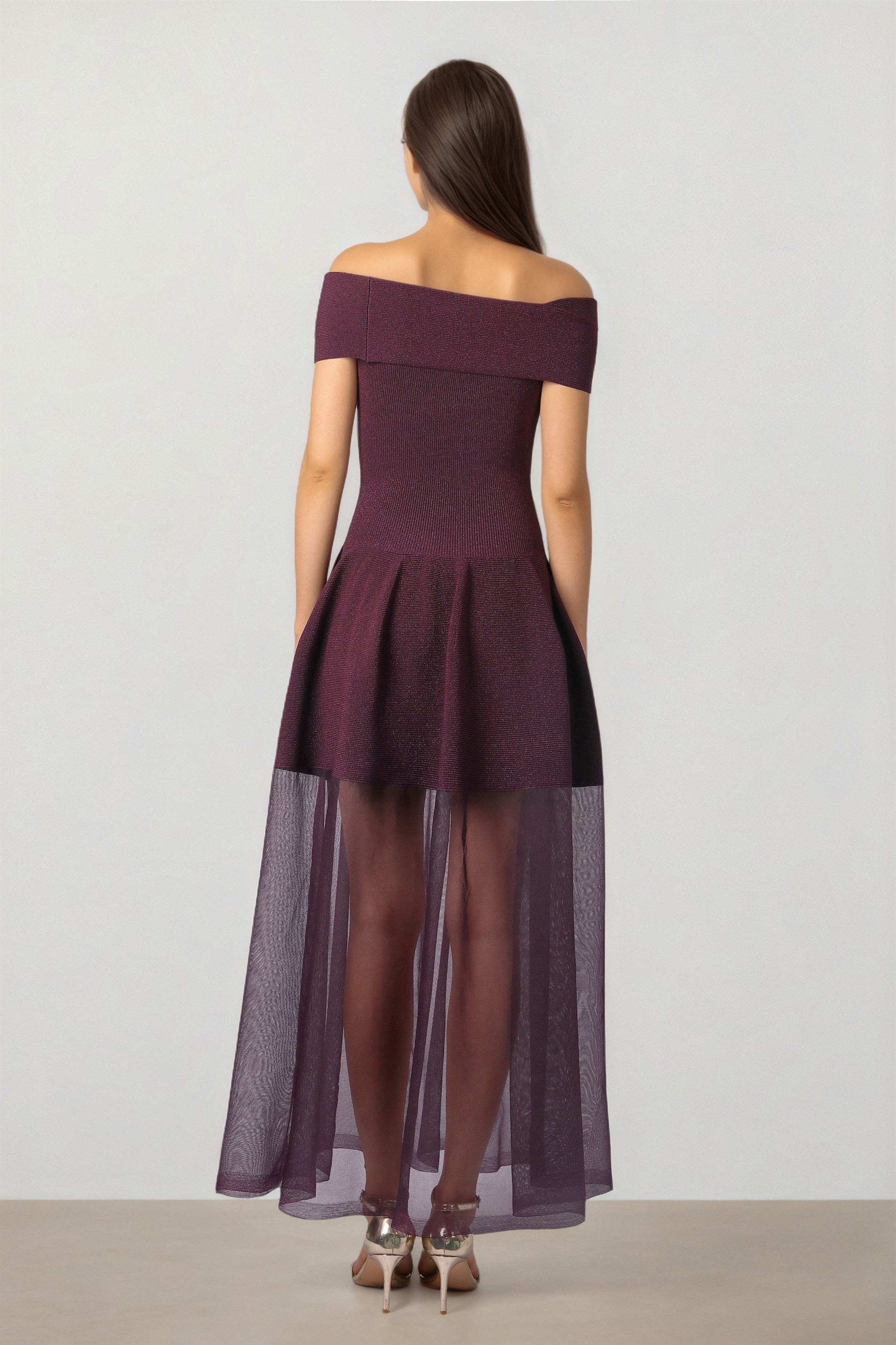 Off Shoulder Peplum Dress