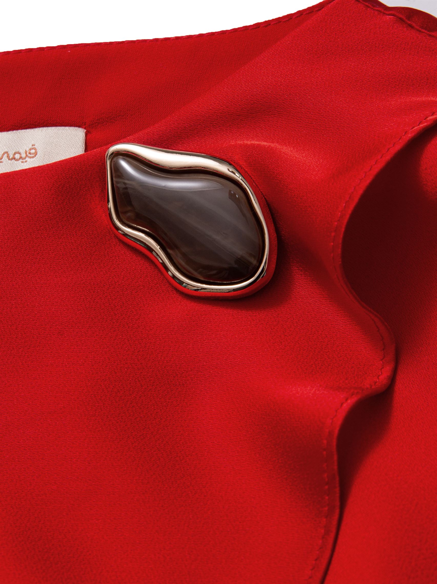 Red Cape Dress