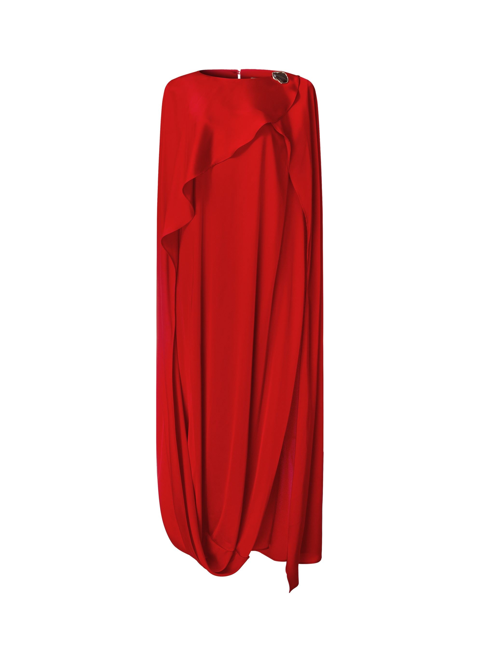 Red Cape Dress