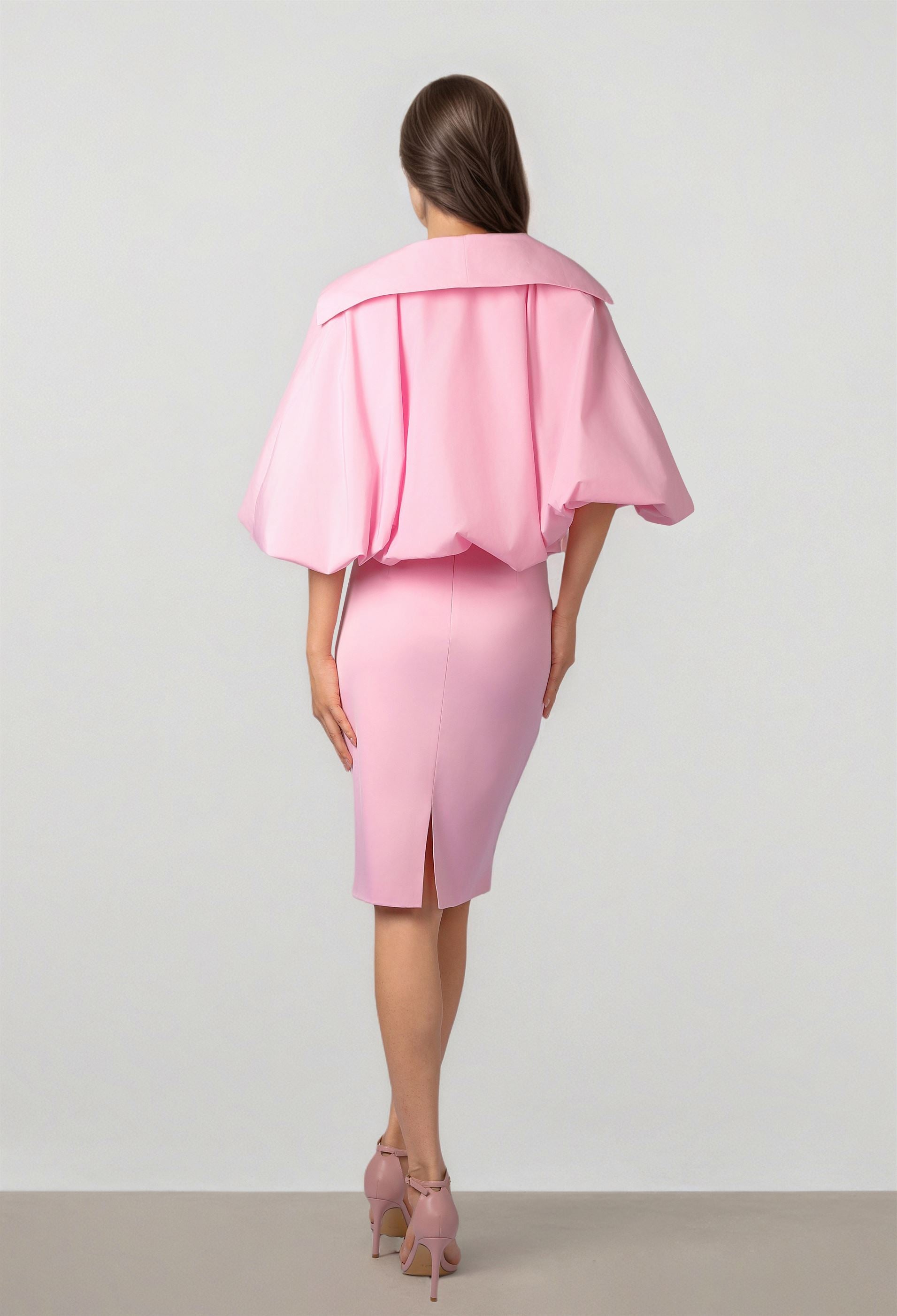 Pink Taffeta Jacket
