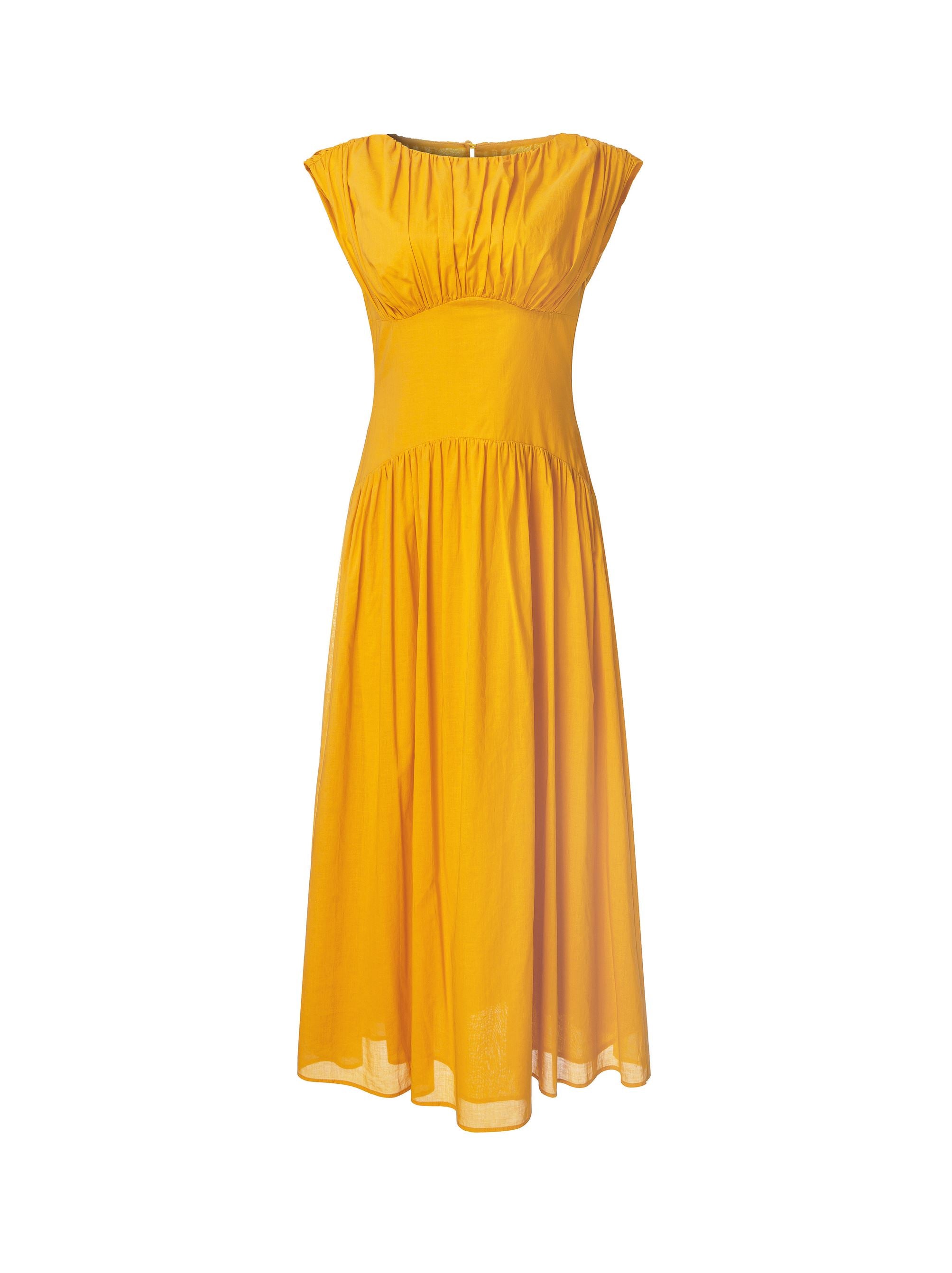 Orange Cotton Dress