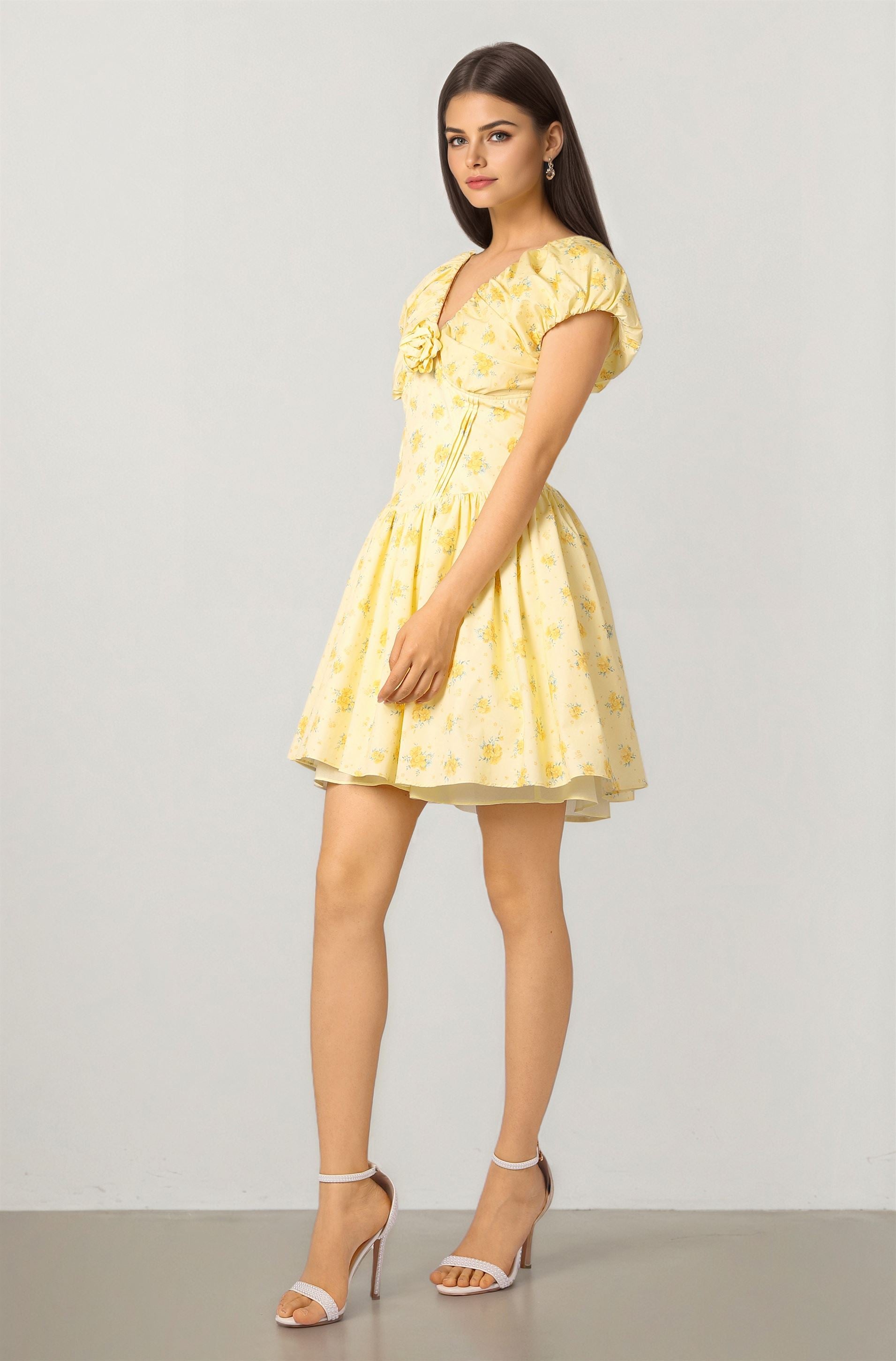 Printed Mini Dress