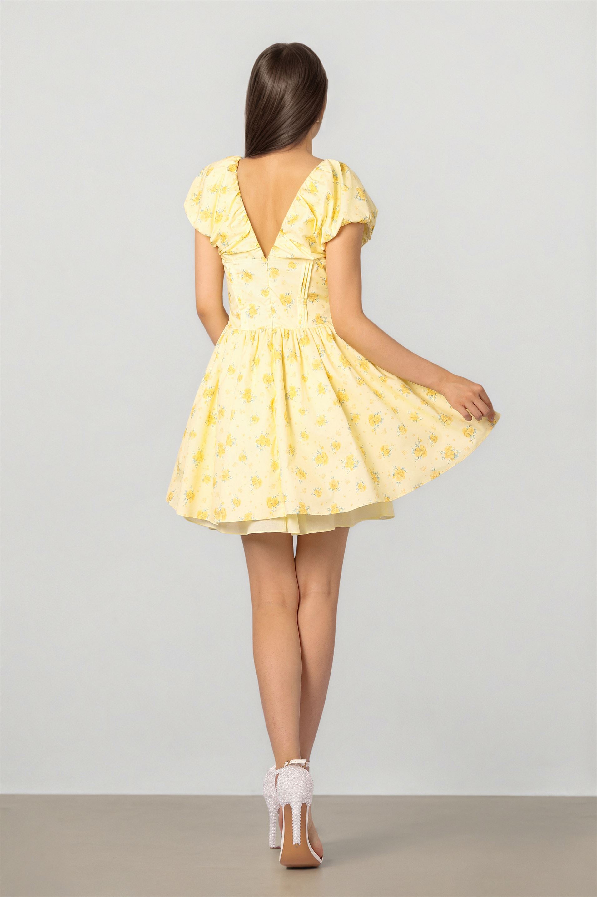 Printed Mini Dress