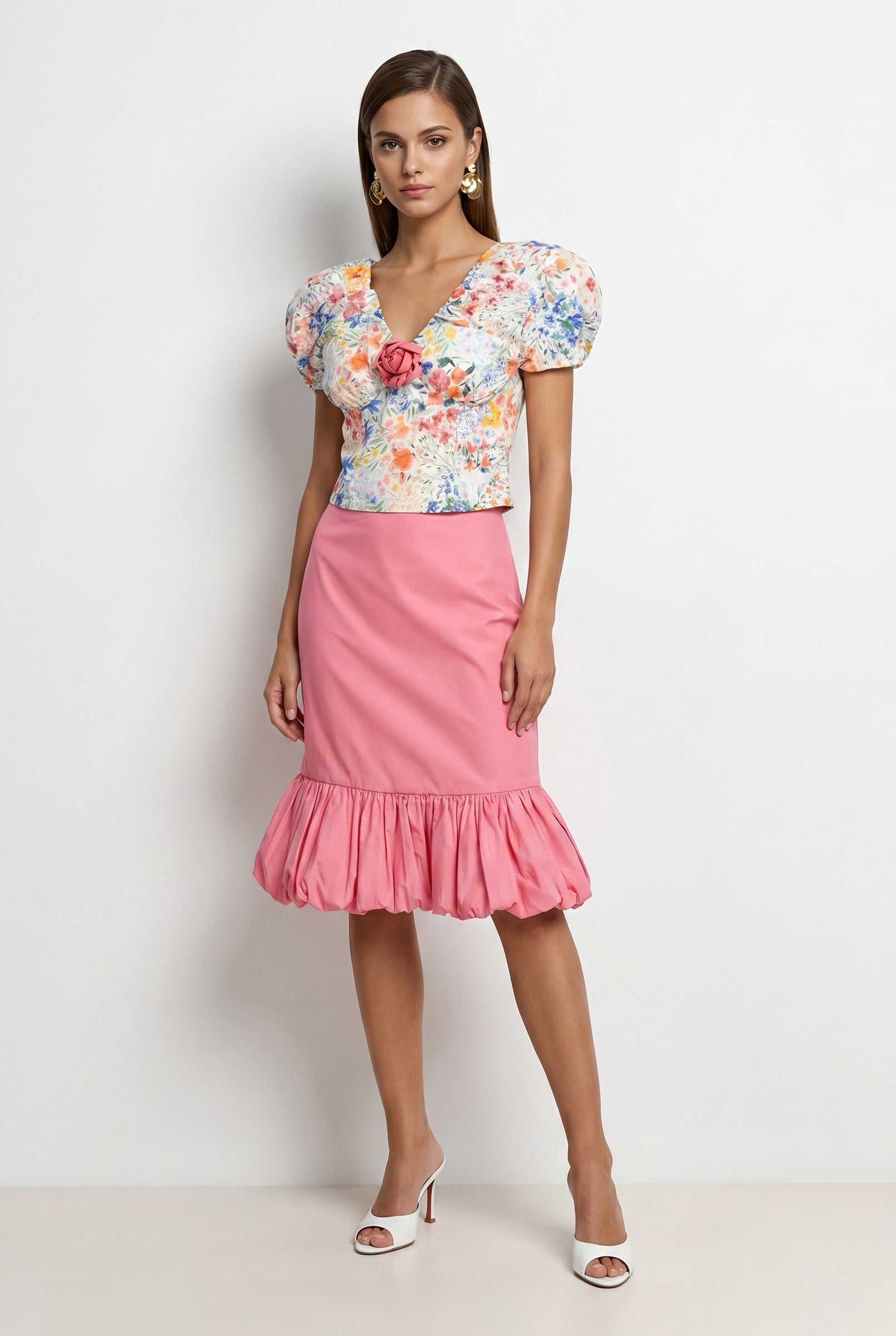 Floral Cotton Top