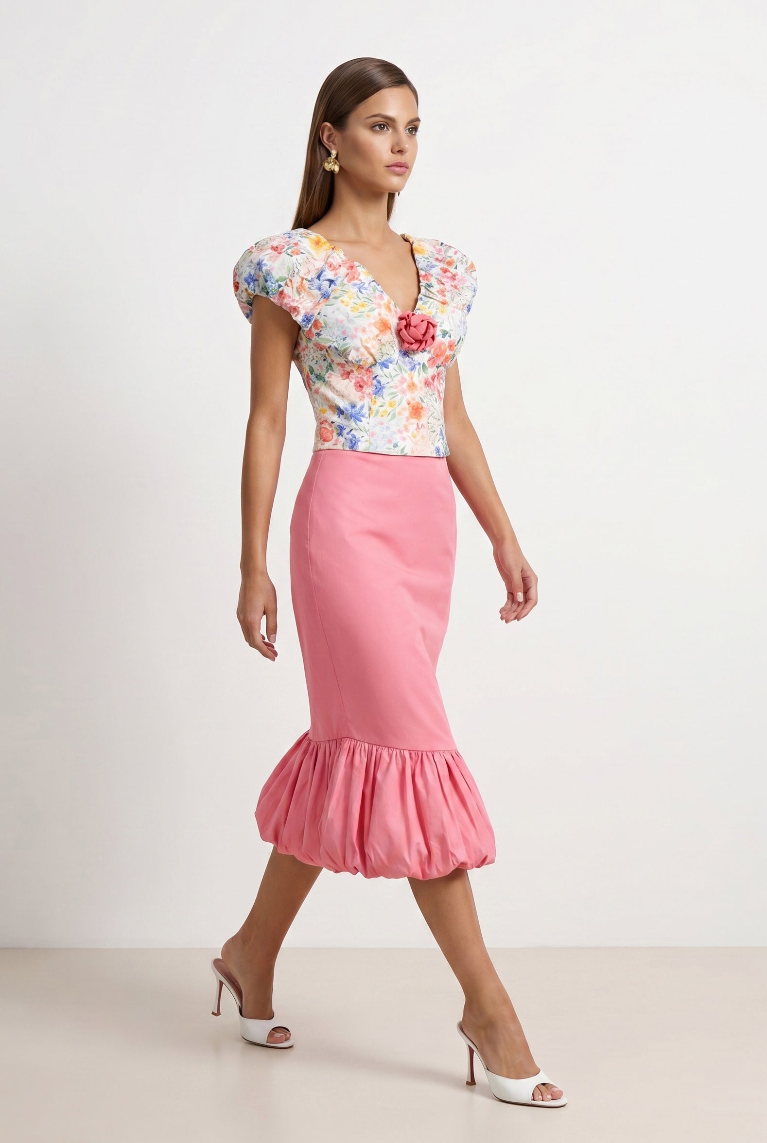 Floral Cotton Top