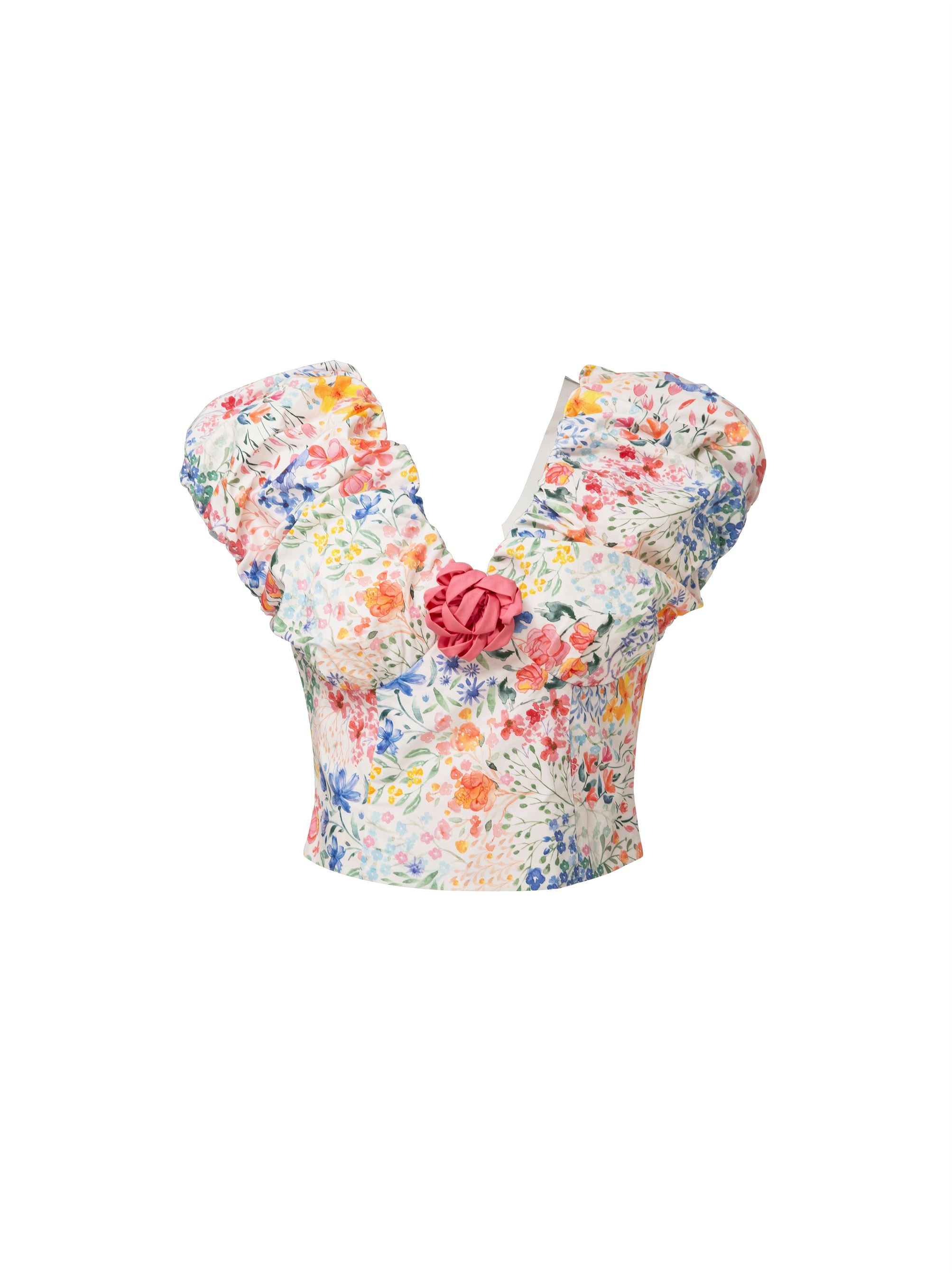 Floral Cotton Top