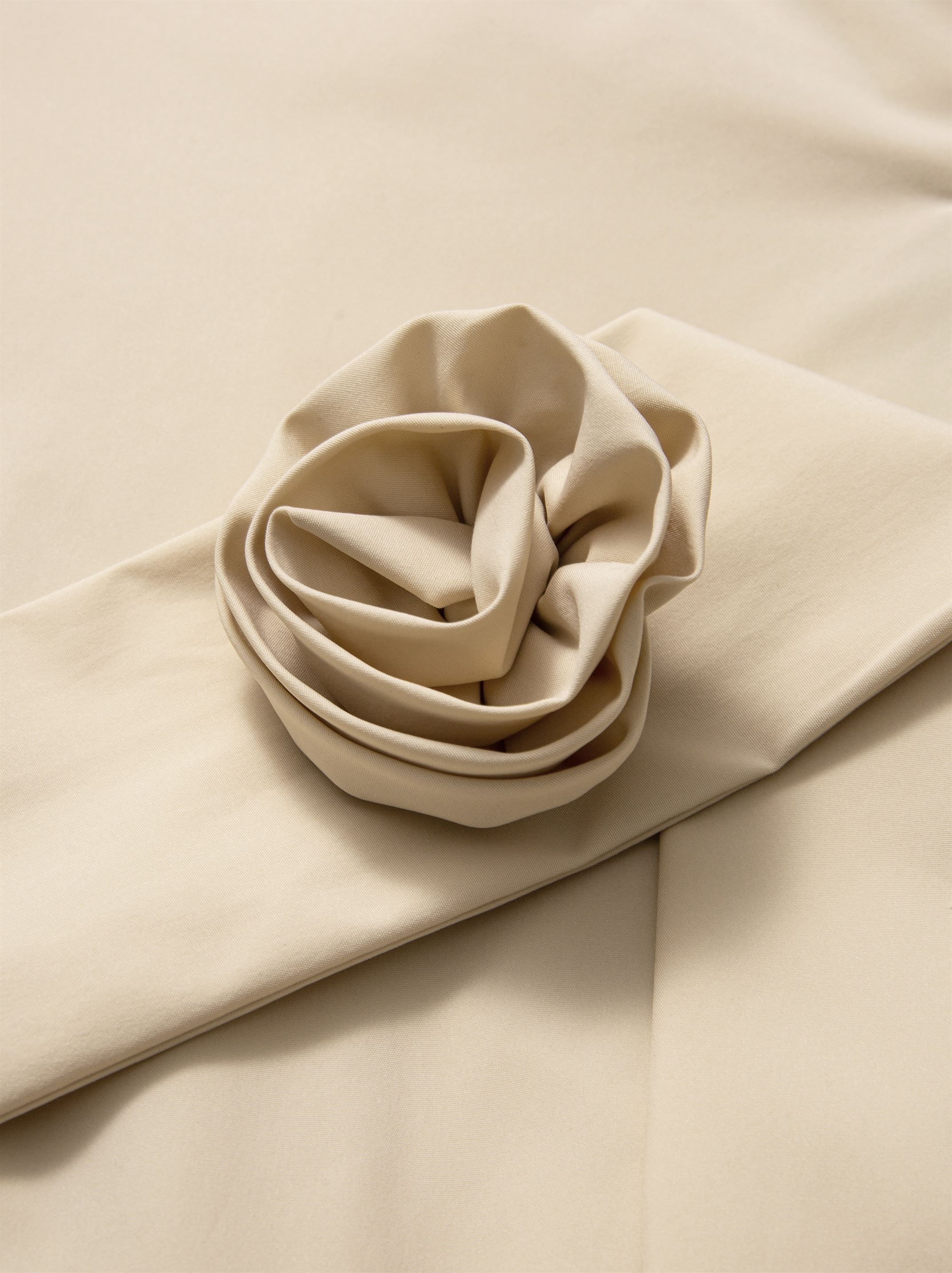 Beige Cotton Blouse