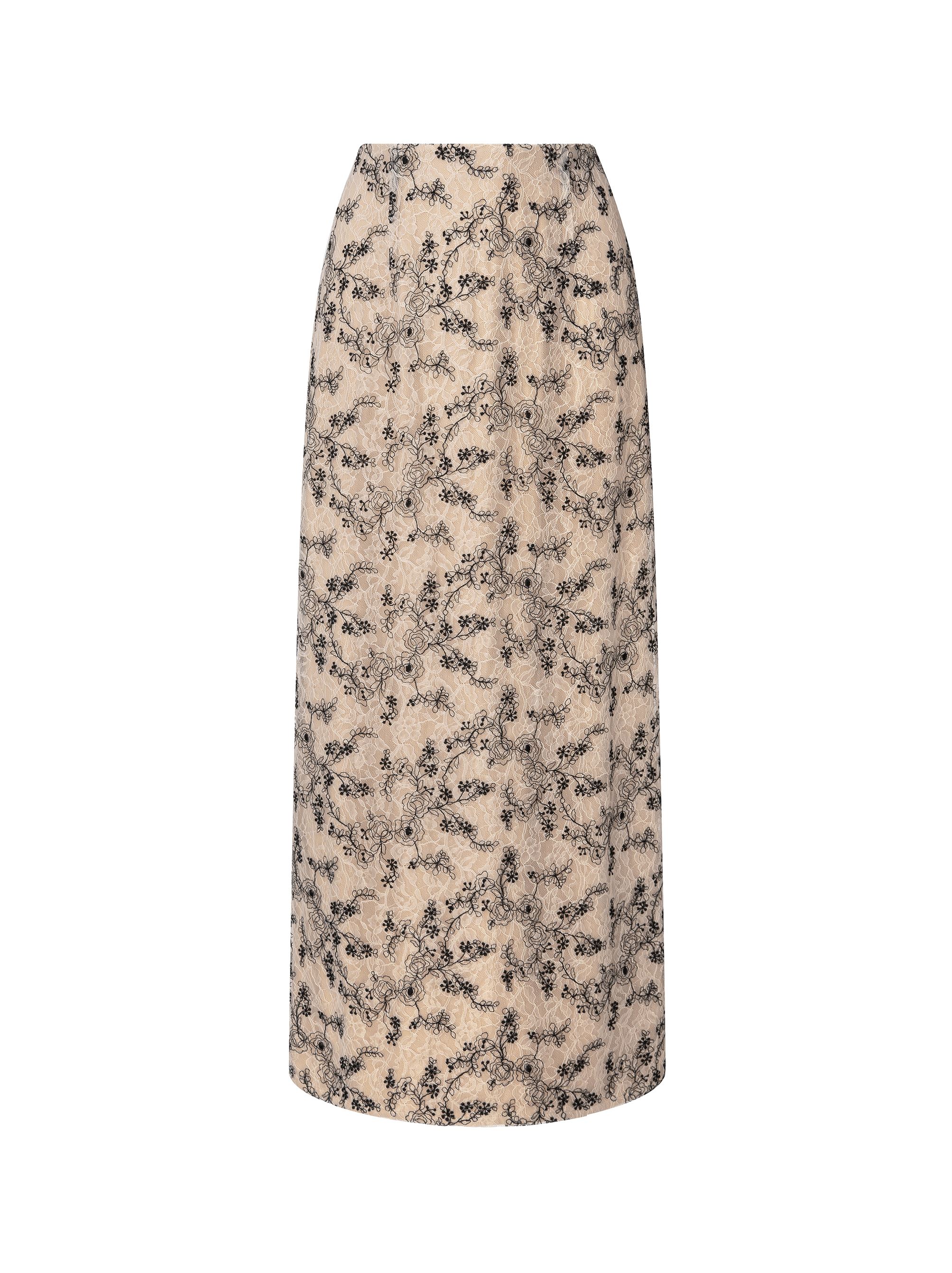 Lace Midi Skirt