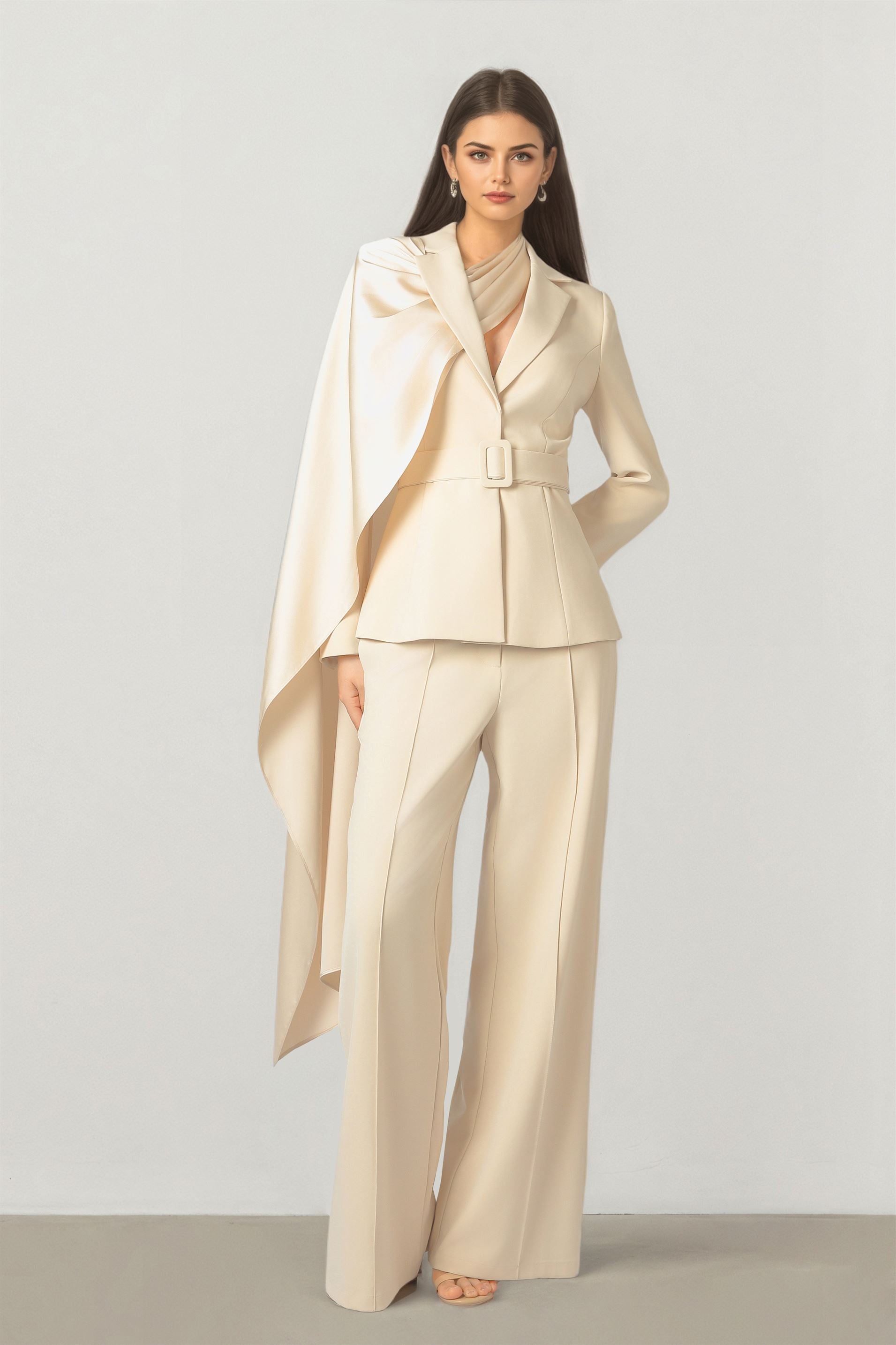 Sand Crepe Jacket