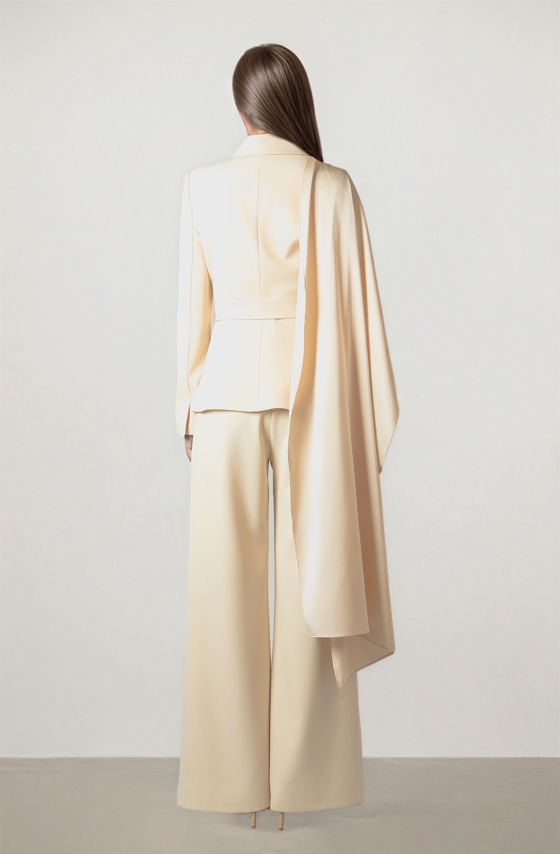 Sand Crepe Jacket