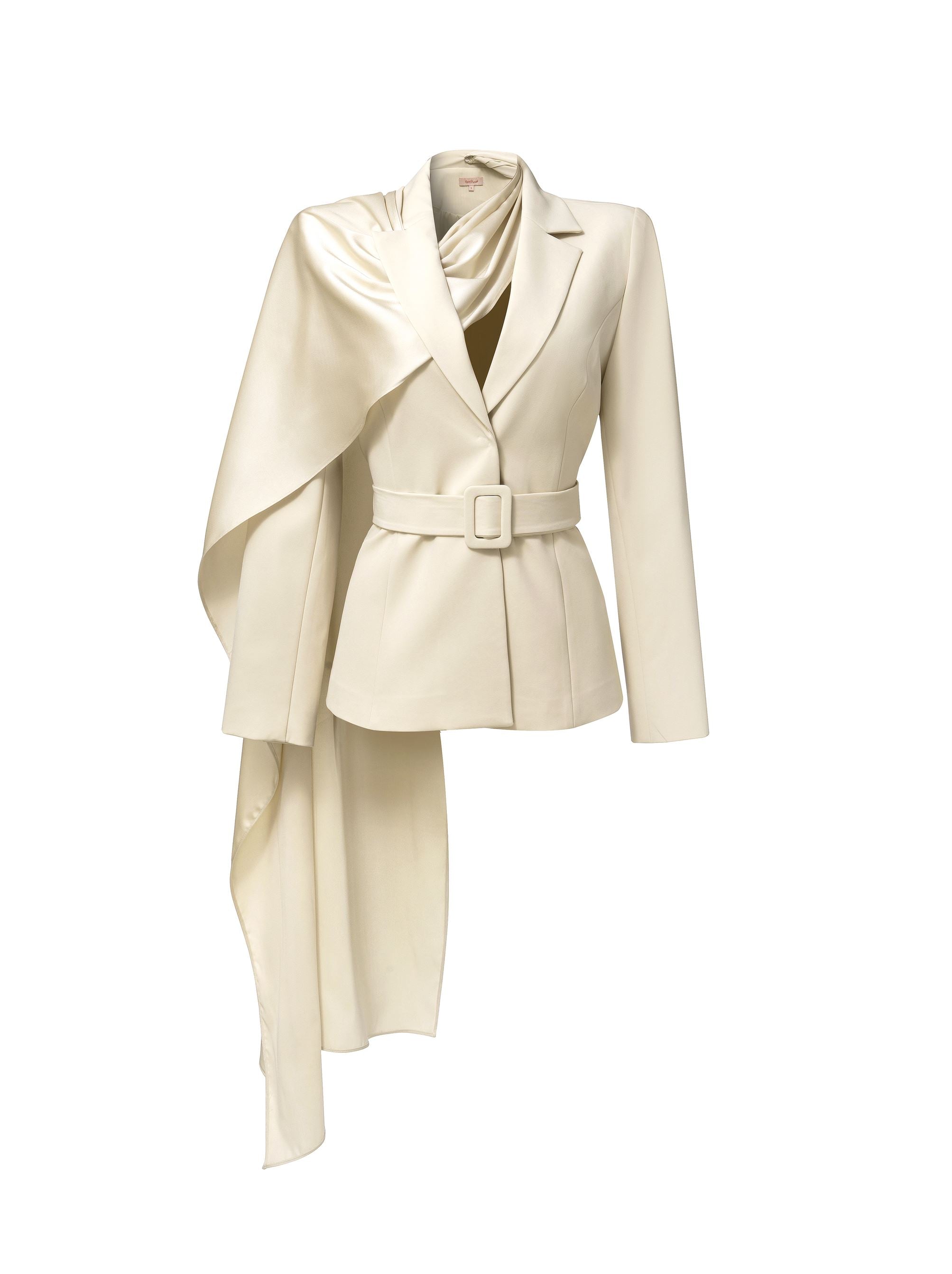 Sand Crepe Jacket