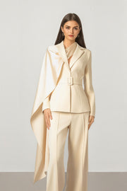 Sand Crepe Jacket