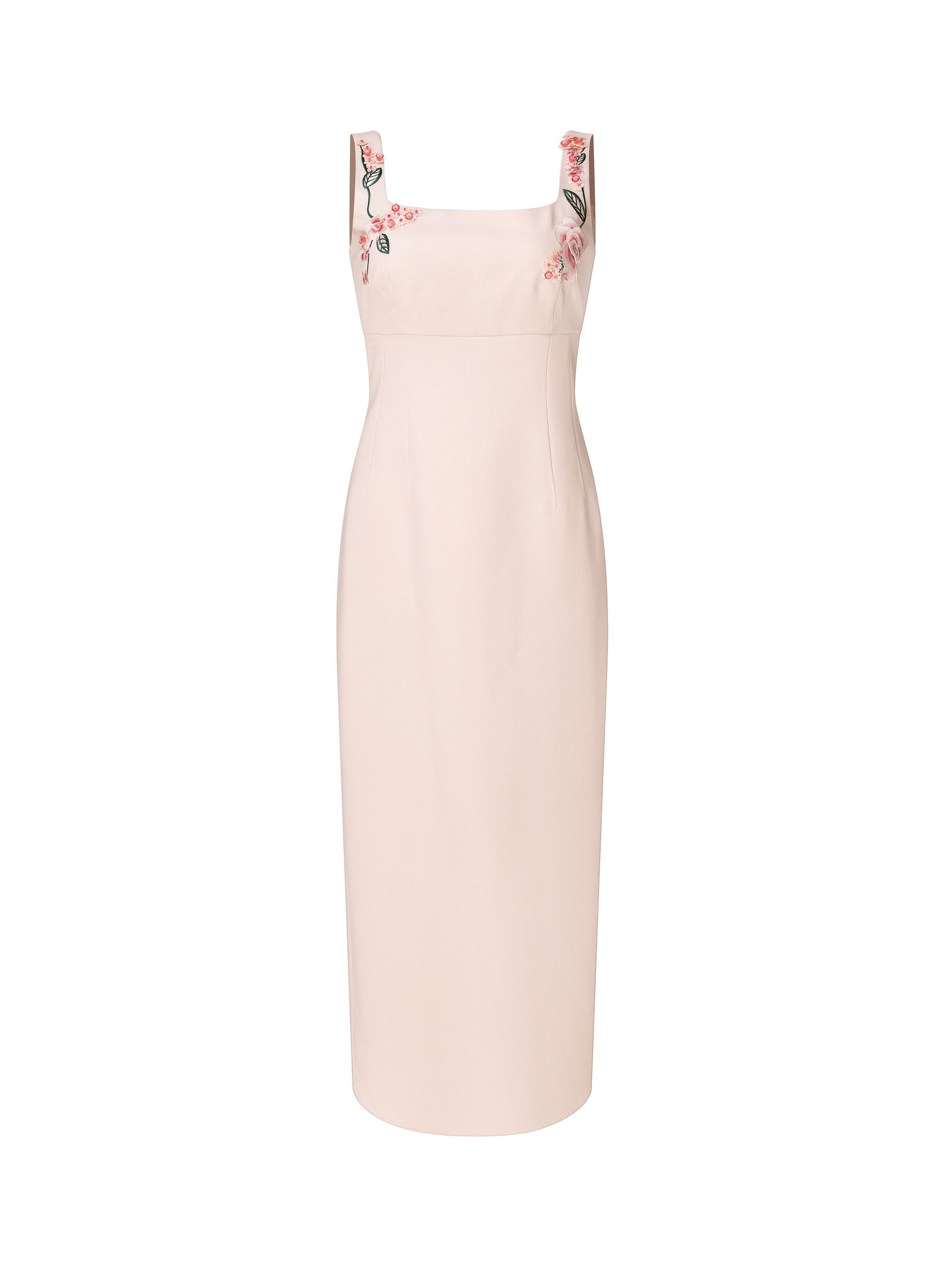 Blush Essence Midi Dress