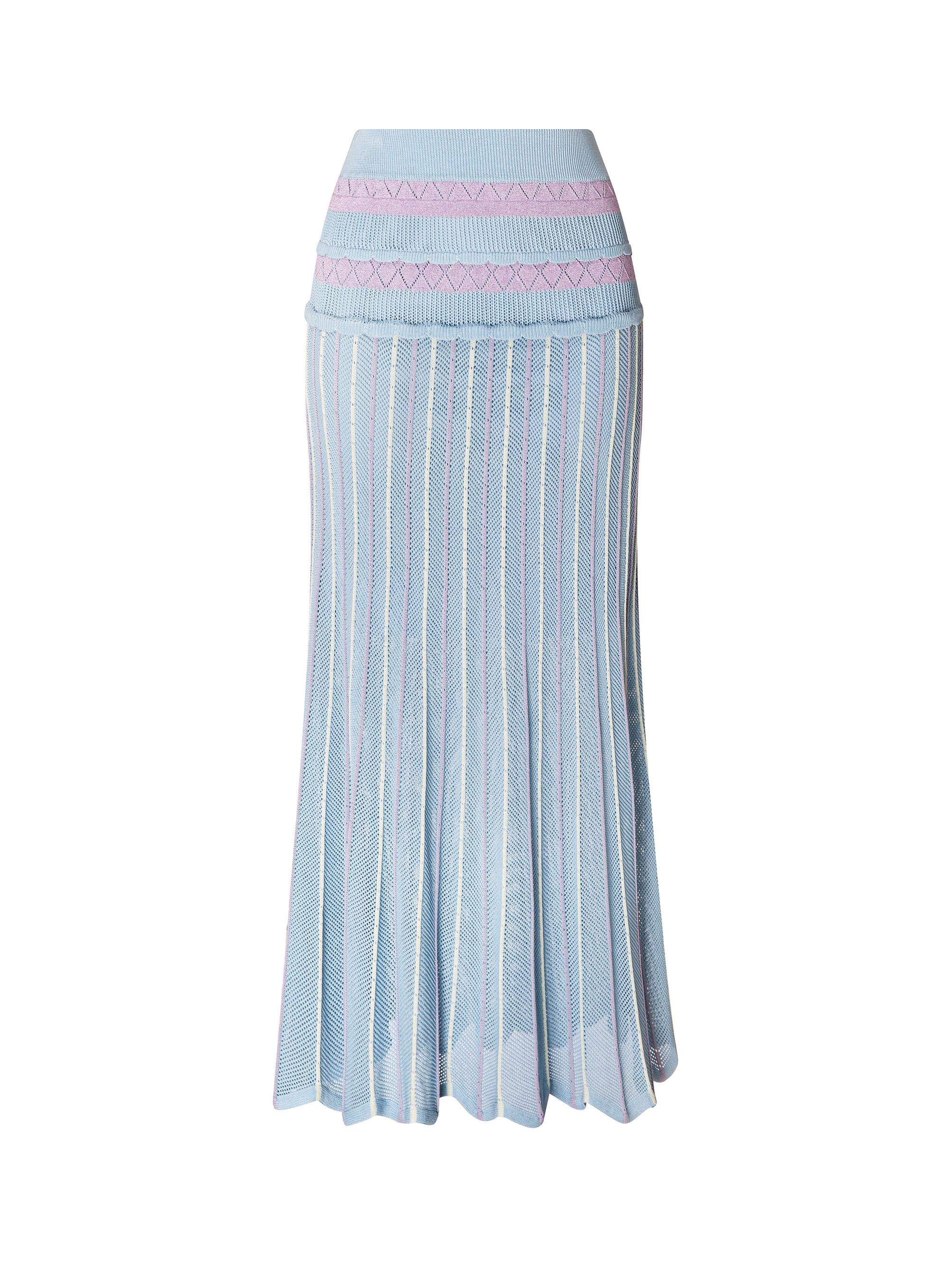 Stripe Knit Skirt