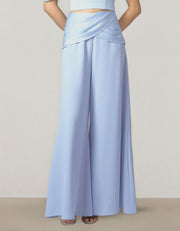Light Blue Draped Pants