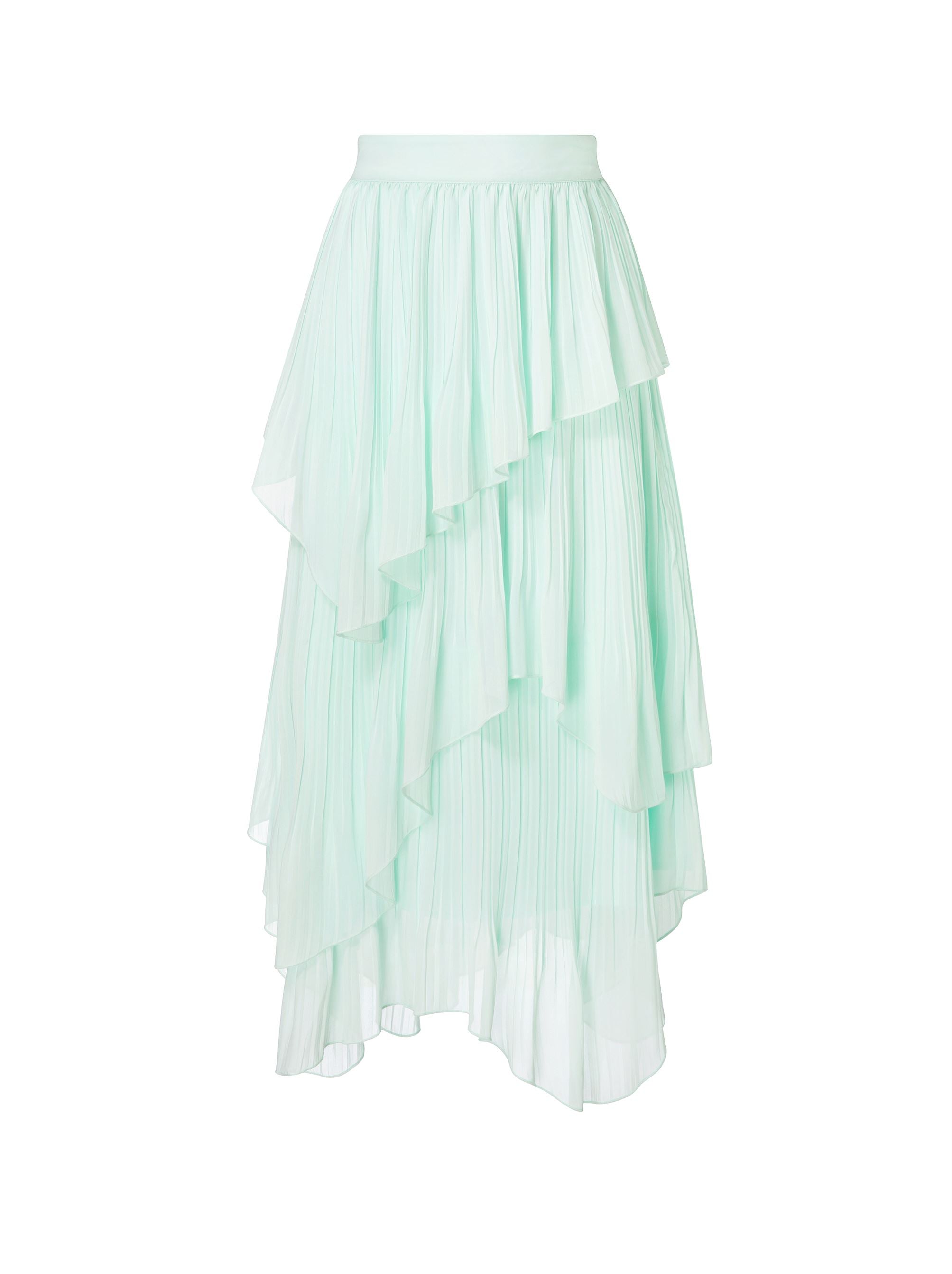 Light Green Chiffon Skirt