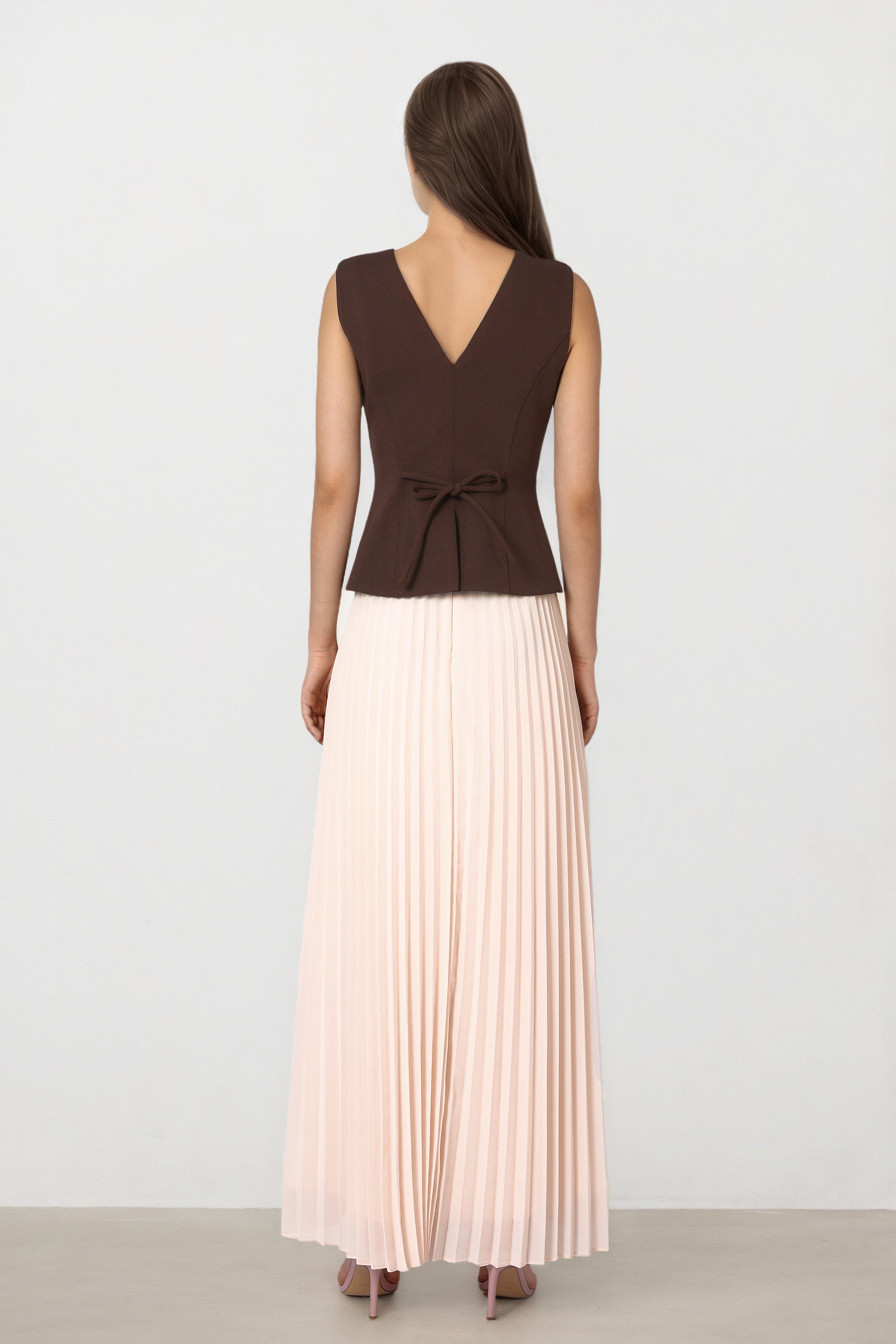 Cocoa V-Neck Vest