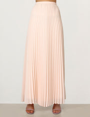 Blush Pleated Skirt