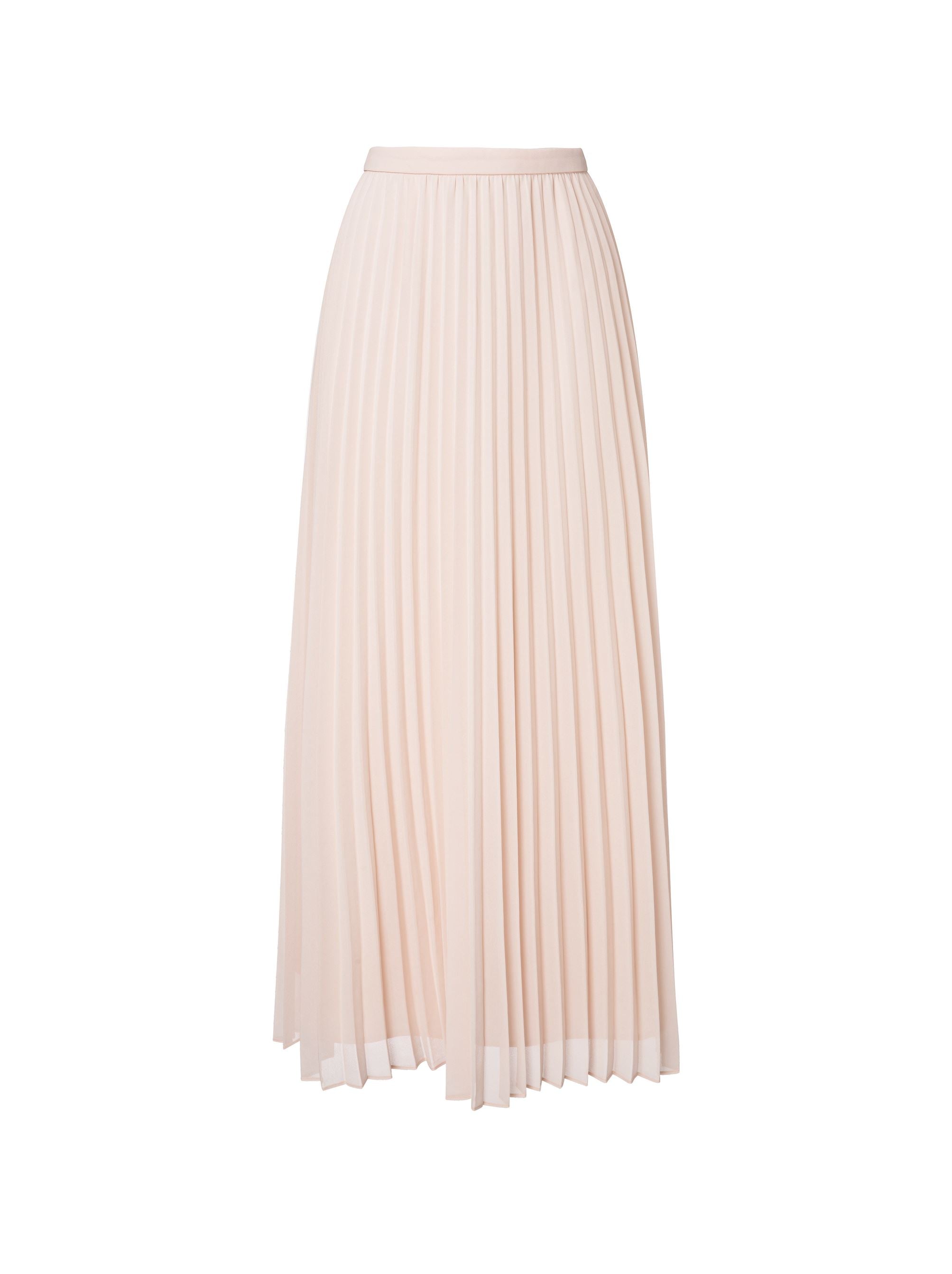 Blush Pleated Skirt