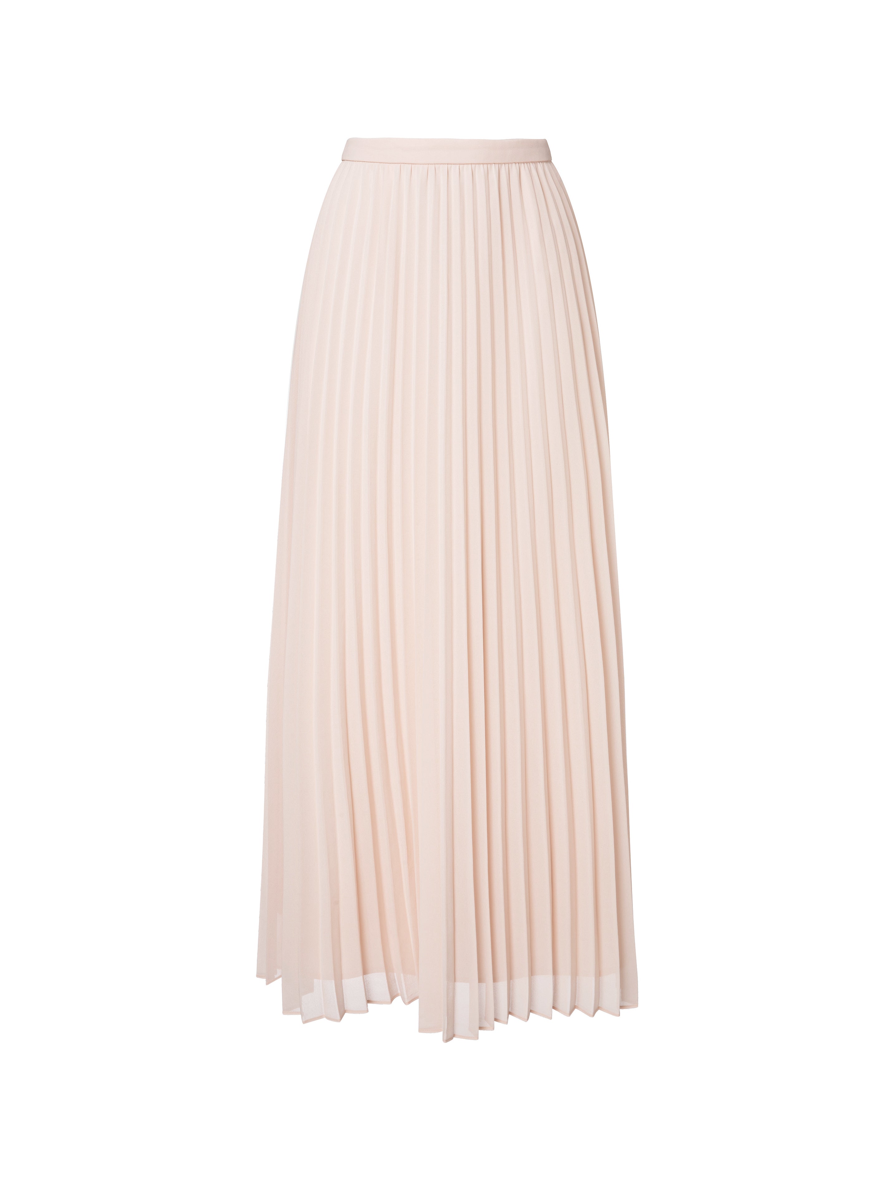 Blush Pleated Skirt
