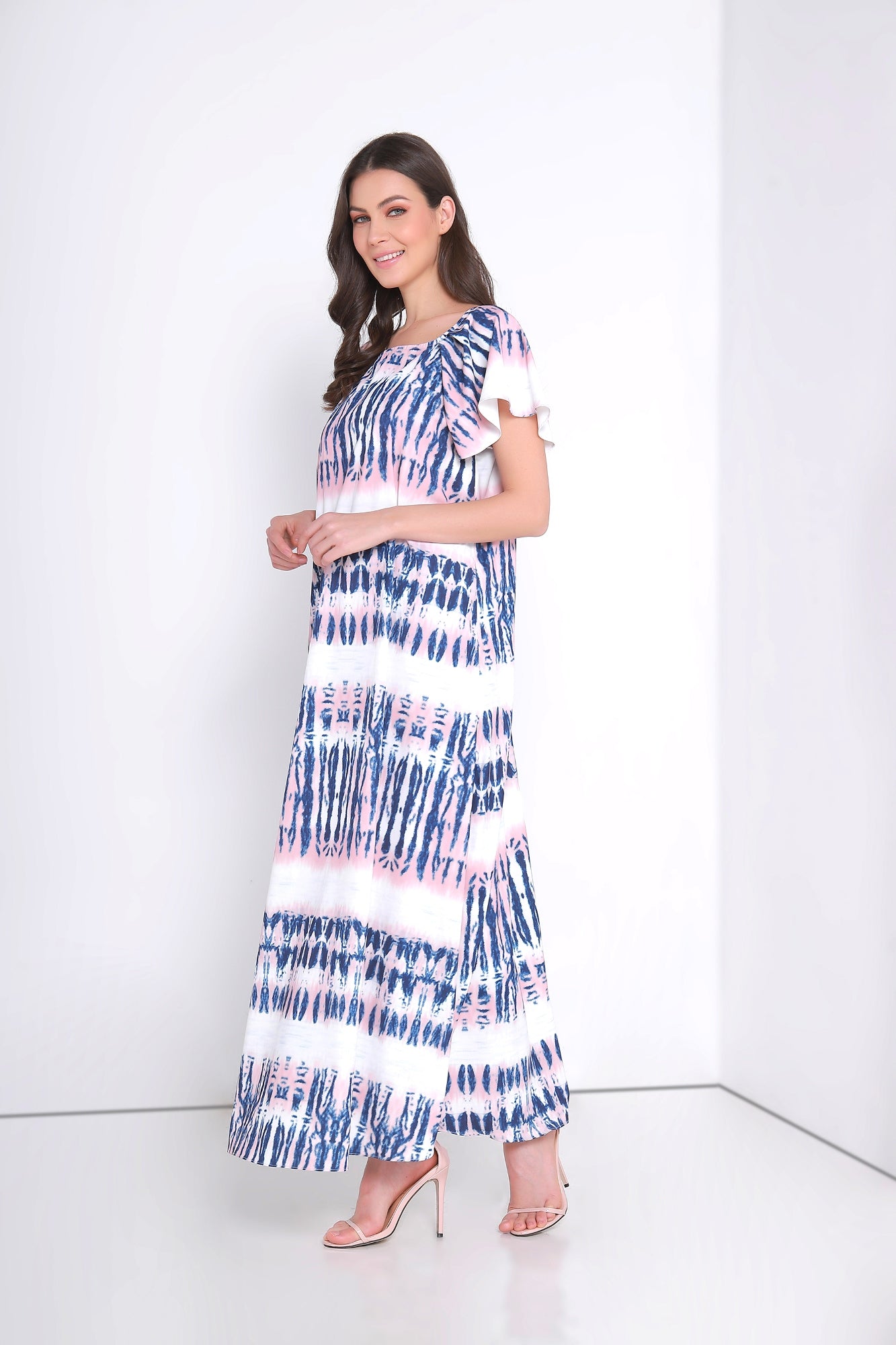 Tie-Die Print Kaftan - Femi9 EG